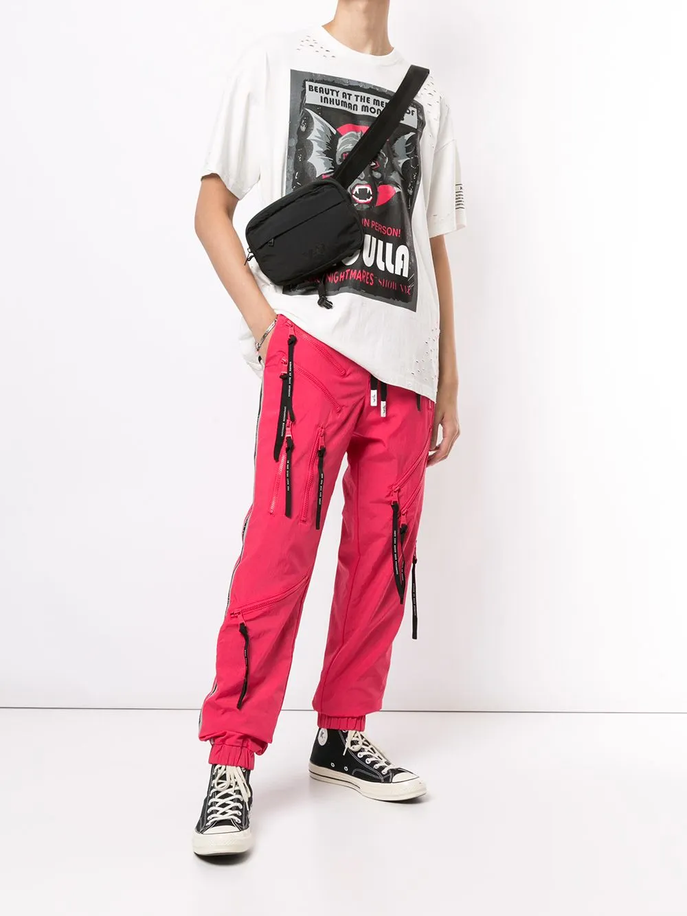 HAC DRAC VINTAGE TEE OFF WHITE Casual Elegance