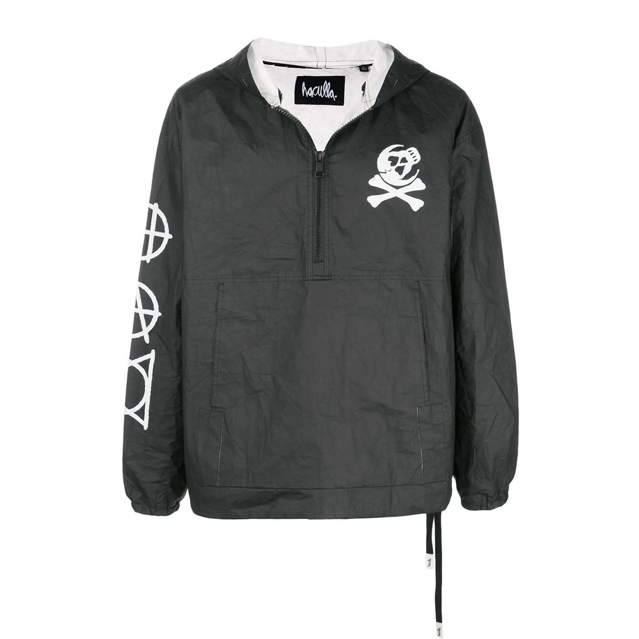 H.A.C. PAPER HOODIE EcoFriendly Water Repellency Light Reflective Logos