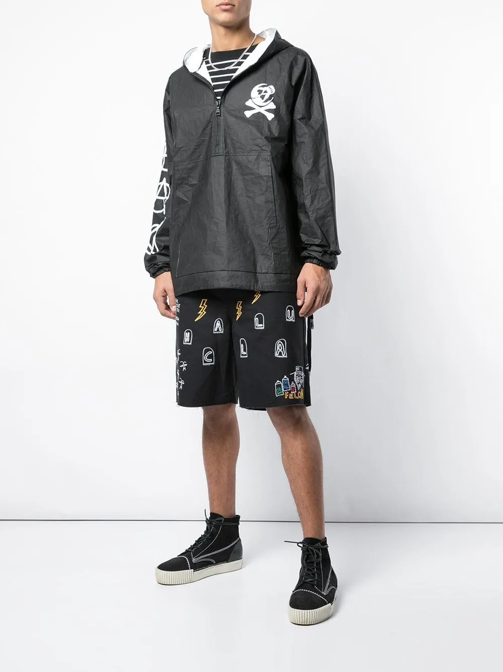 VentilatedBackPanel Wind Stop H.A.C. PAPER HOODIE