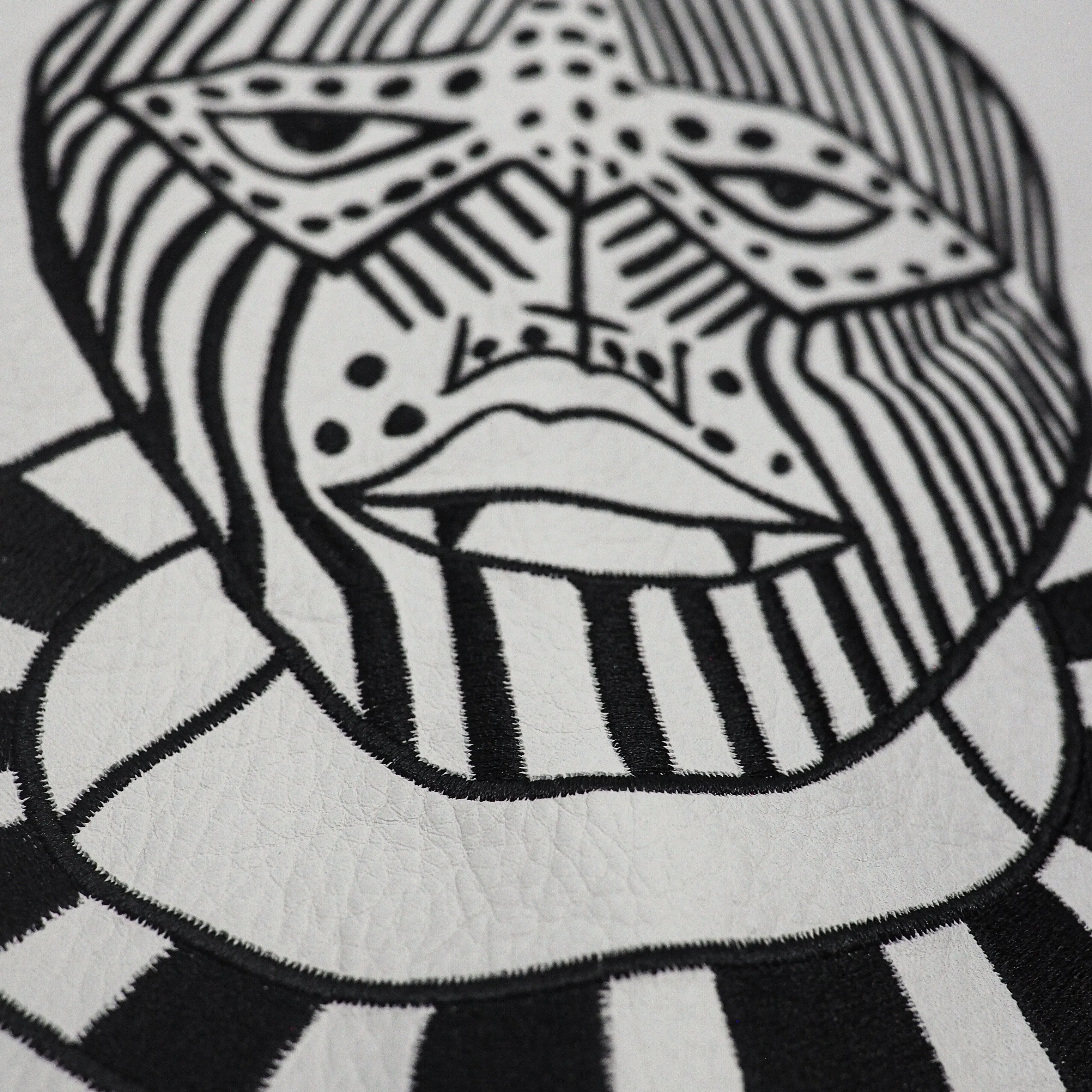 HAC SOULS VARSITY JACKET BLACK/OFF WHITE Hidden Ventilation Zones Warmth Retention