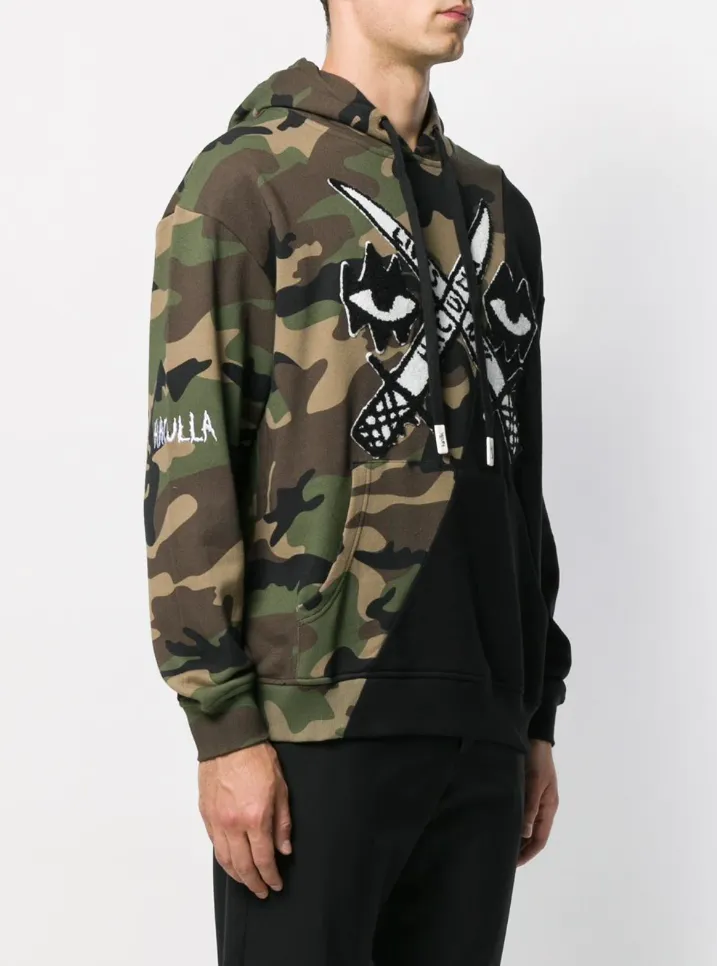 HACULLA LIVES DIAGONAL DROP SHOULDER HOODIE Soft Fleece Lining Fashion Statement