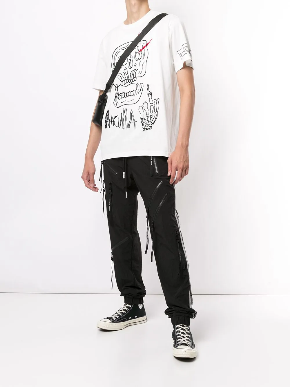 HACULLA SKULL TEE OFF WHITE Chilly Layer