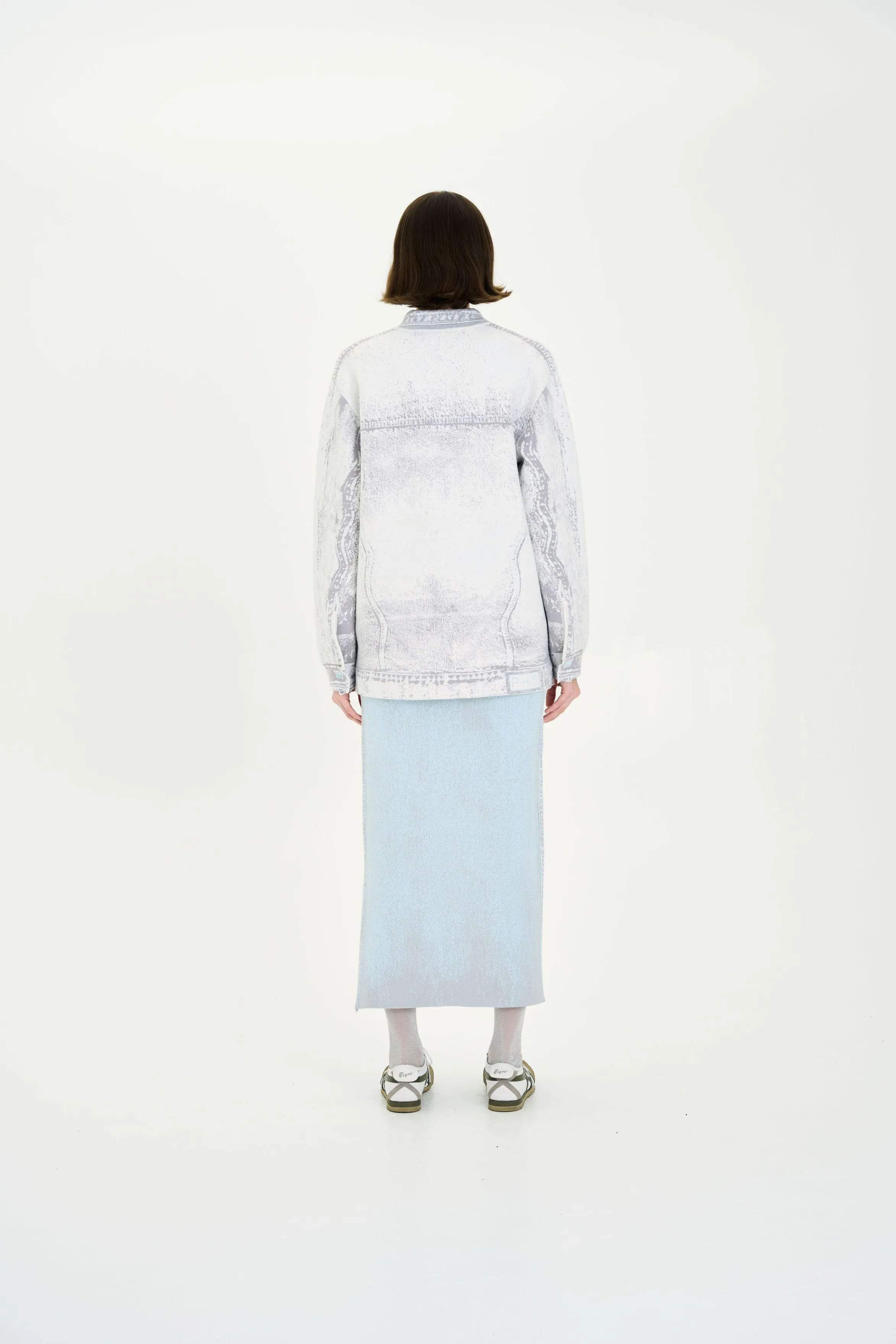 Fashion Use HANA DENIM PRINT OVERSIZED JACKET