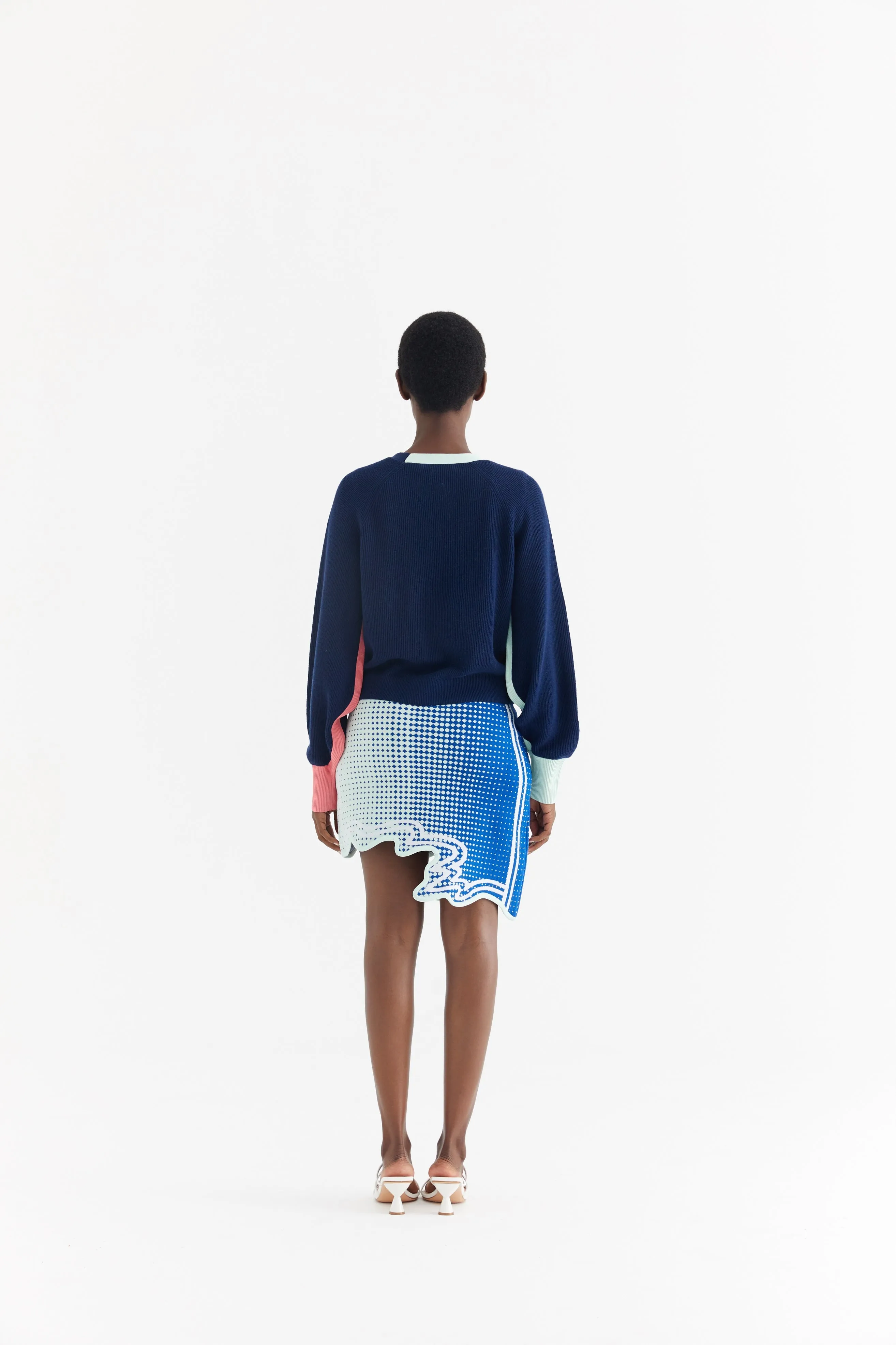 SEDNA MERINO WOOL WAVY CARDIGAN Active Wear Eco Friendly Recycled Material