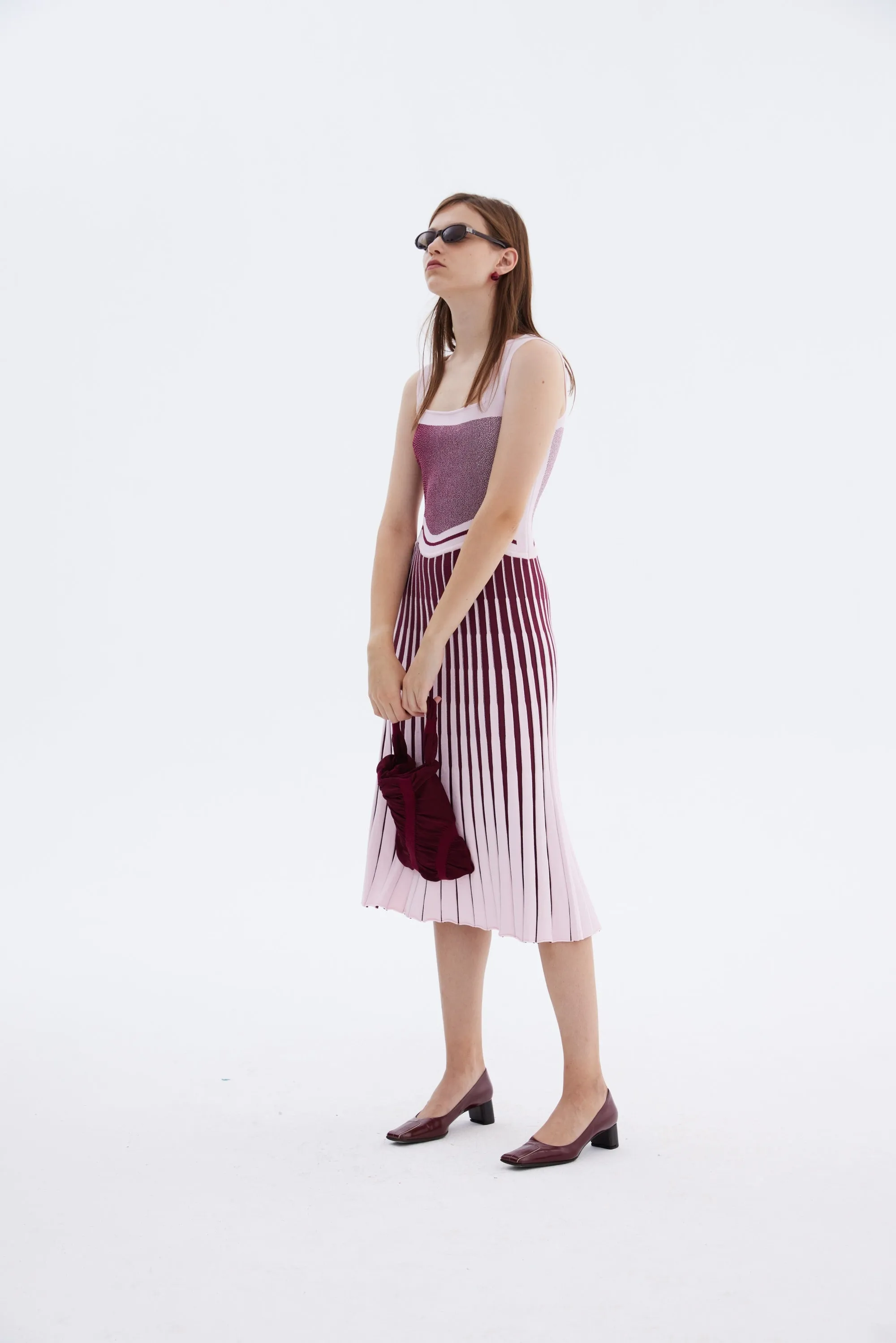 Tailored-fit PARLOR WAVY TANK DRESS