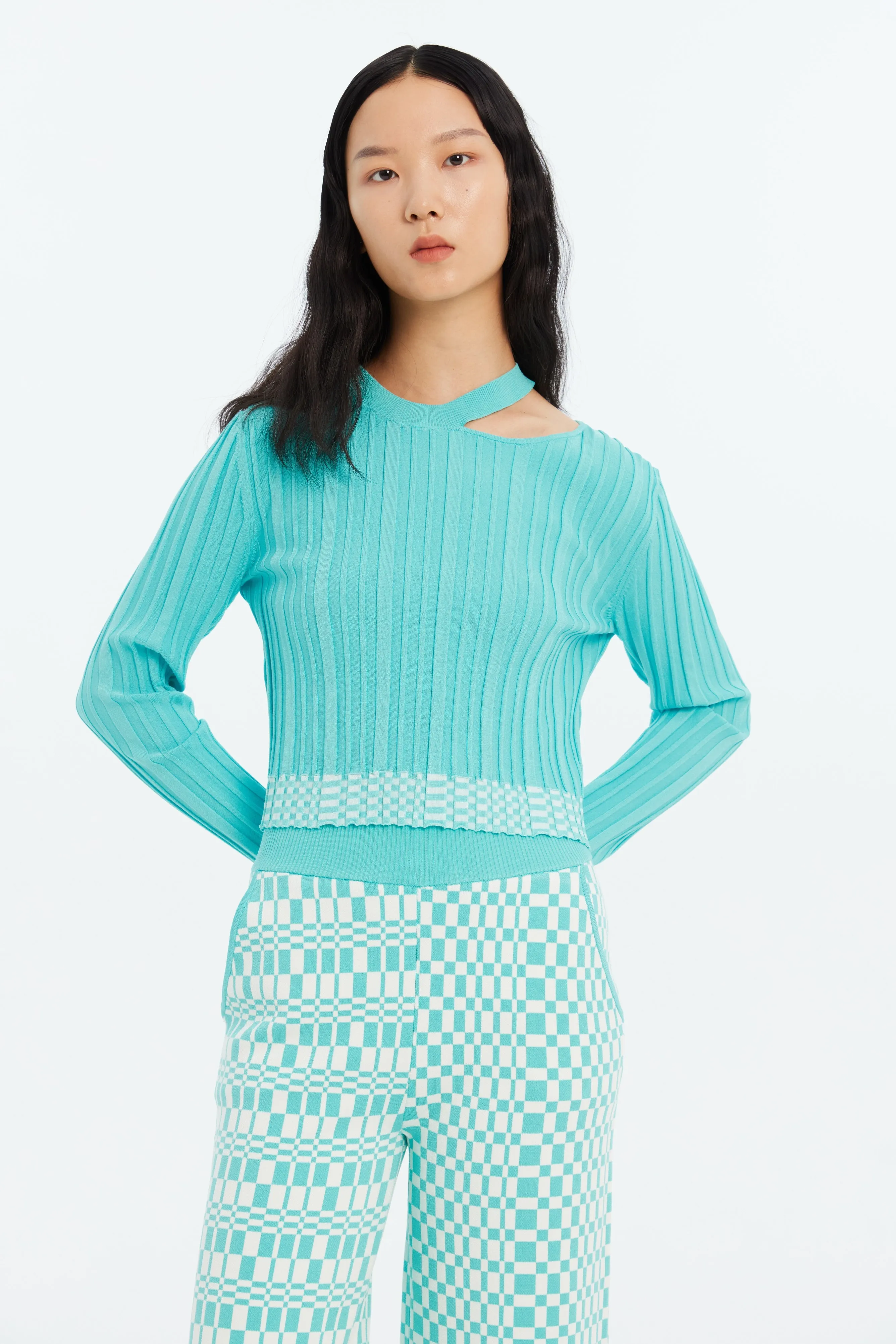 JAN ECO CROPPED LONG SLEEVE TOP Summer Style