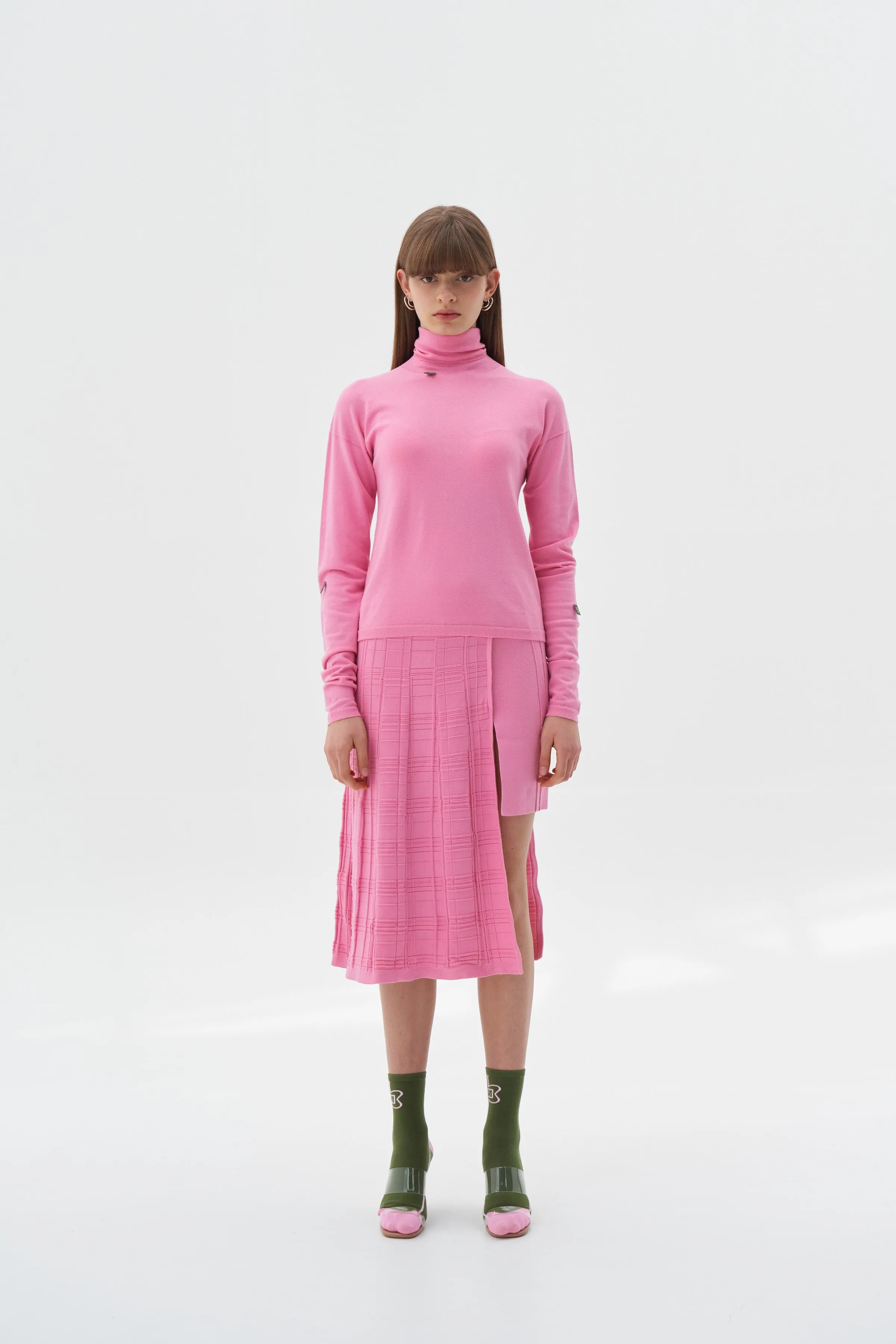 OdorResistantTreatment LAYLA SEEMLESS ECO TURTLENECK PULLOVER