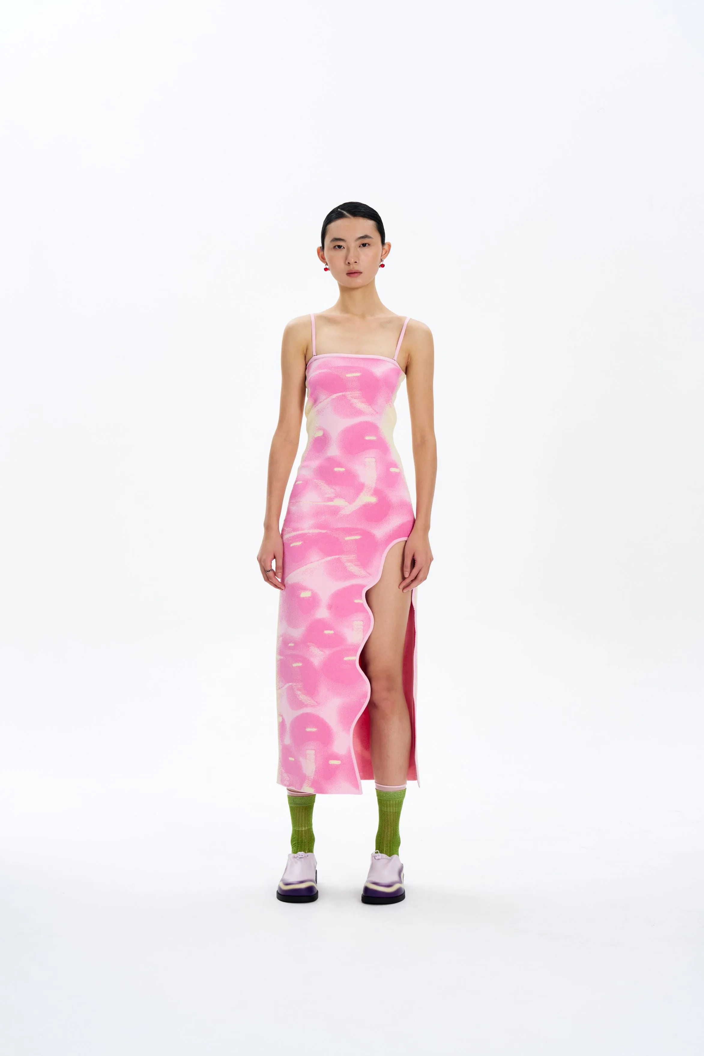 IRIS MAXI TANK DRESS Light Fit Draped Layer