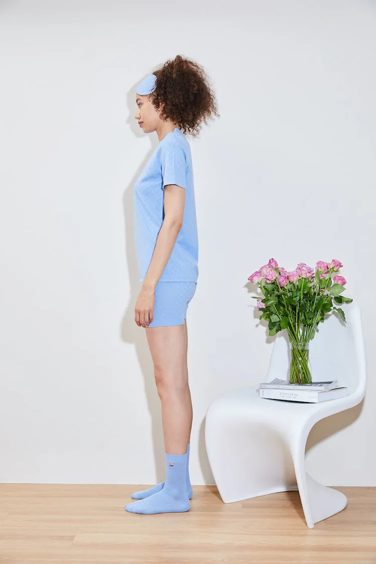 TURMERIC hydraKNIT ECOVERO TSHIRT blue LowMaintenance