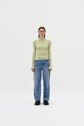 FourWayStretchFabric GILLIAN LONG SLEEVE CROPPED TOP WITH REMOVEABLE BRA