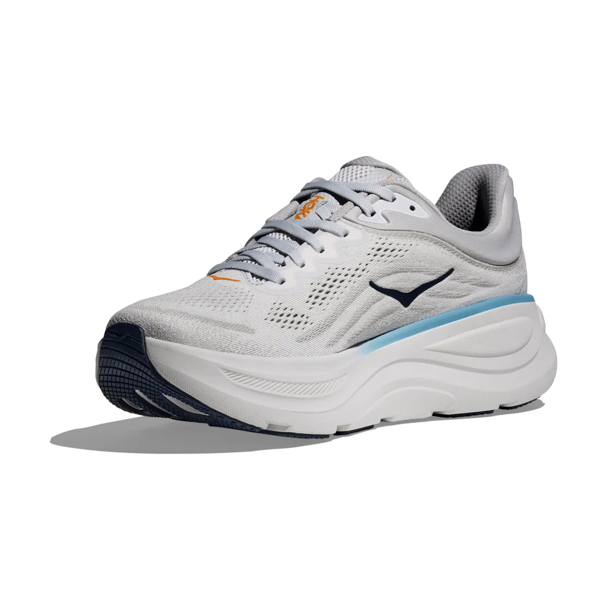 Durable Rubber Treads Classy durability Hoka One One Men's Bondi 9 Stardust/Cosmic Grey