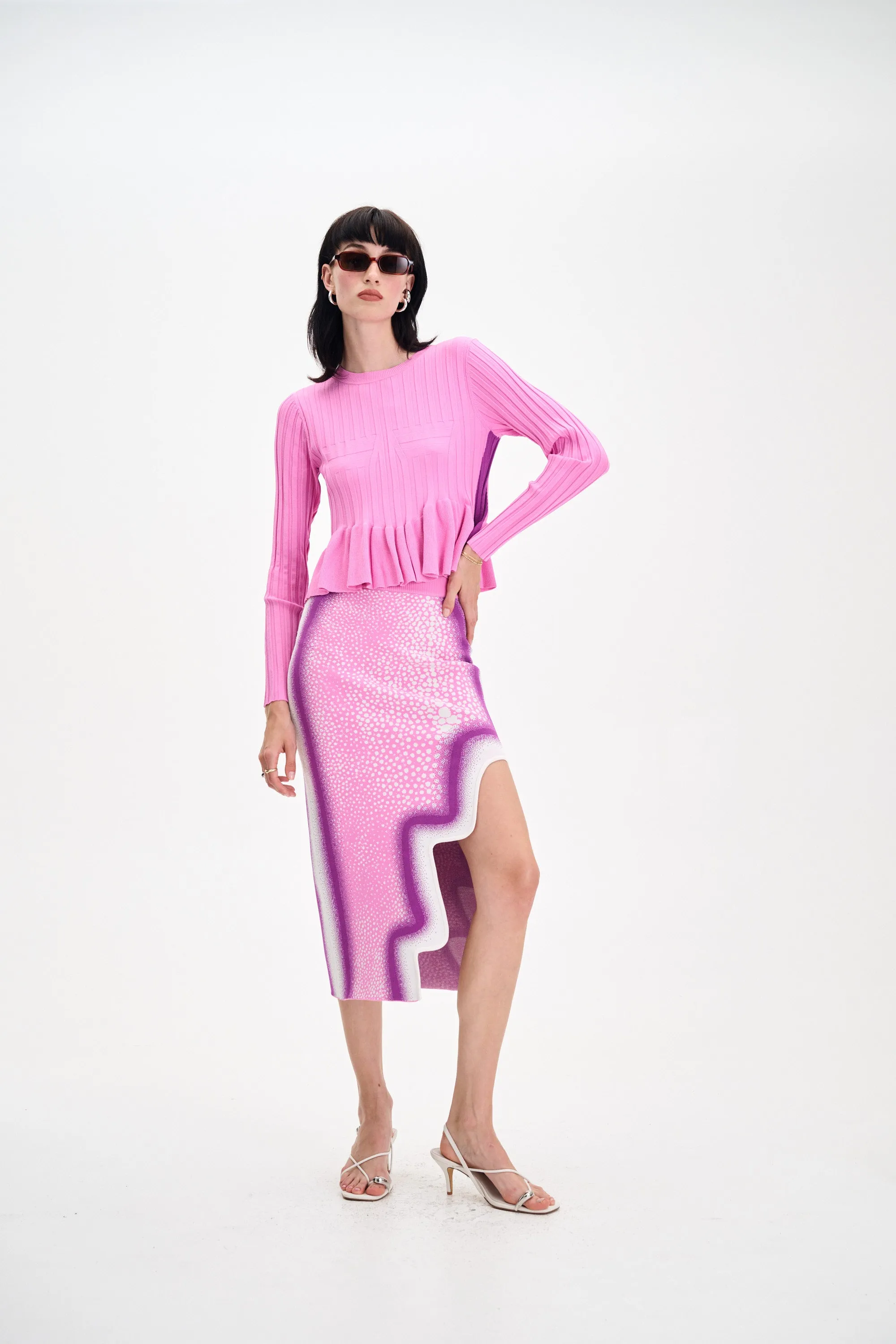 Wrinklefree Smart Stretch HOLLY MIDI SKIRT