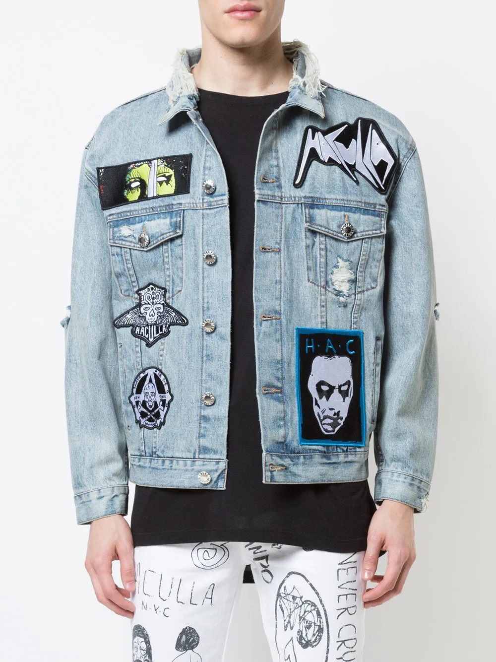 Top Guard Non Restrictive Movement Cut RANCID DENIM JACKET