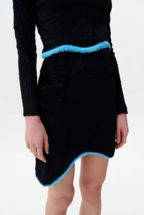 Casual Wear Stylish Comfort VENUS ECO FAUX FUR WAVY MINI SKIRT