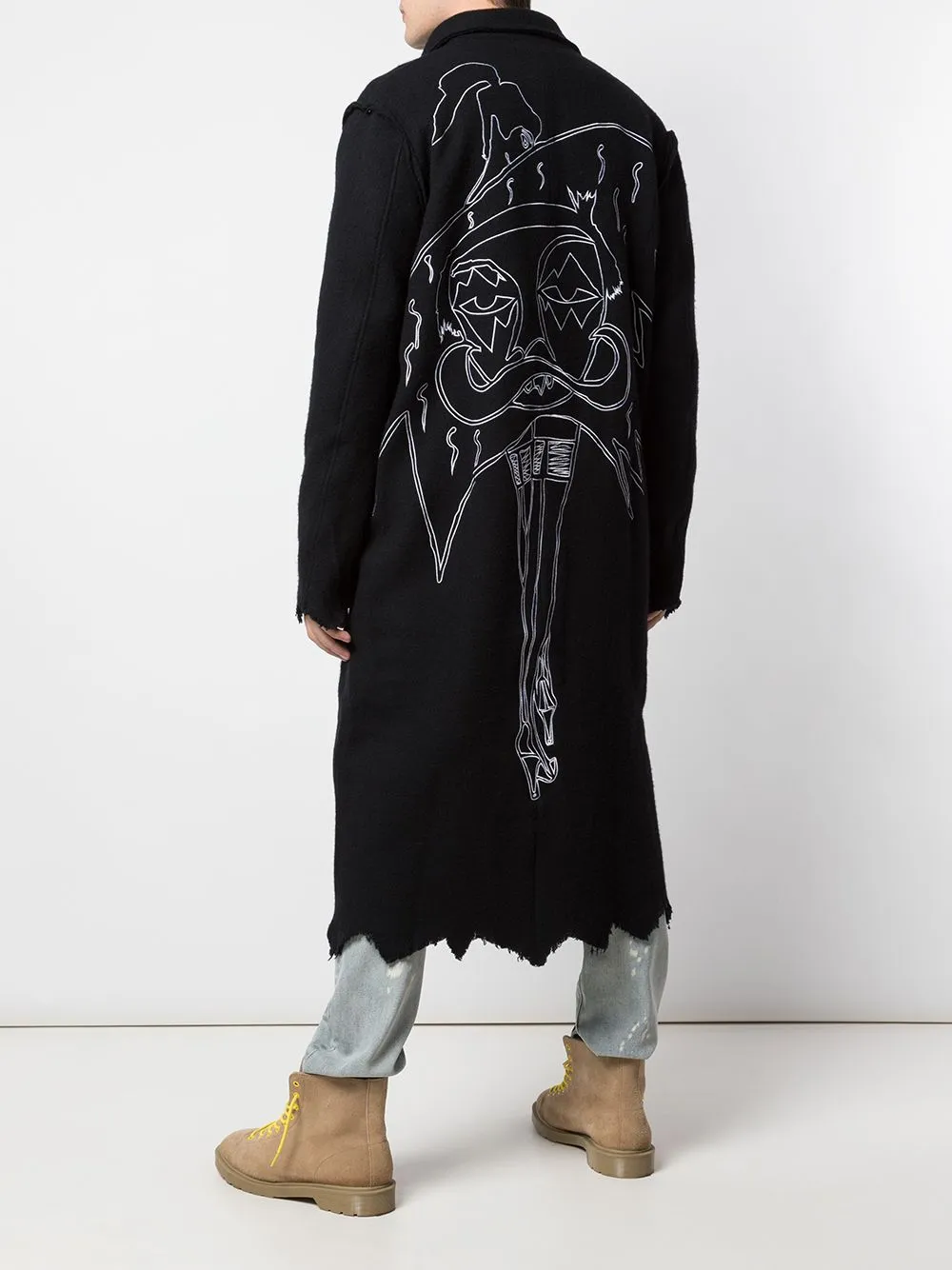 Water Repellent Fabric Light Reflective HACULLA DRACULLA COAT BLACK