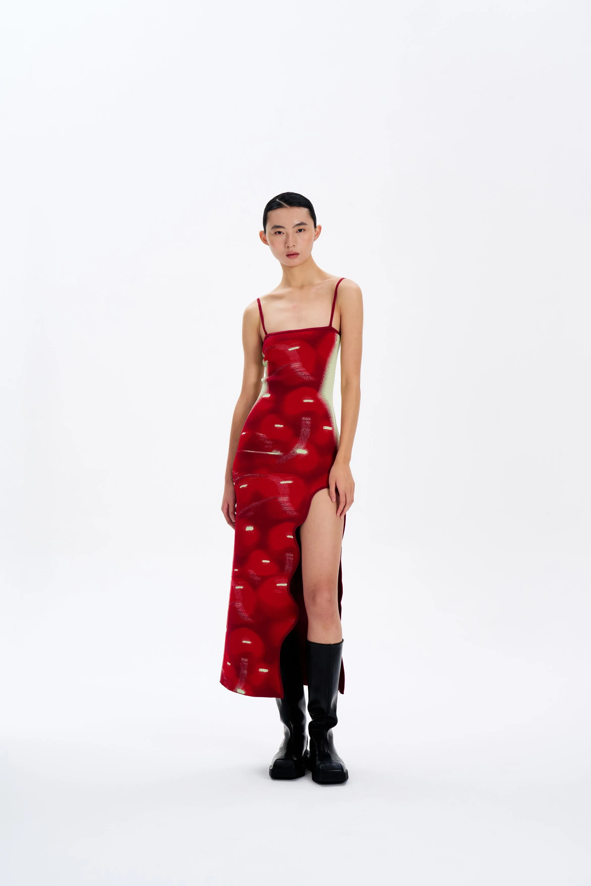 IRIS MAXI TANK DRESS Texture Flow