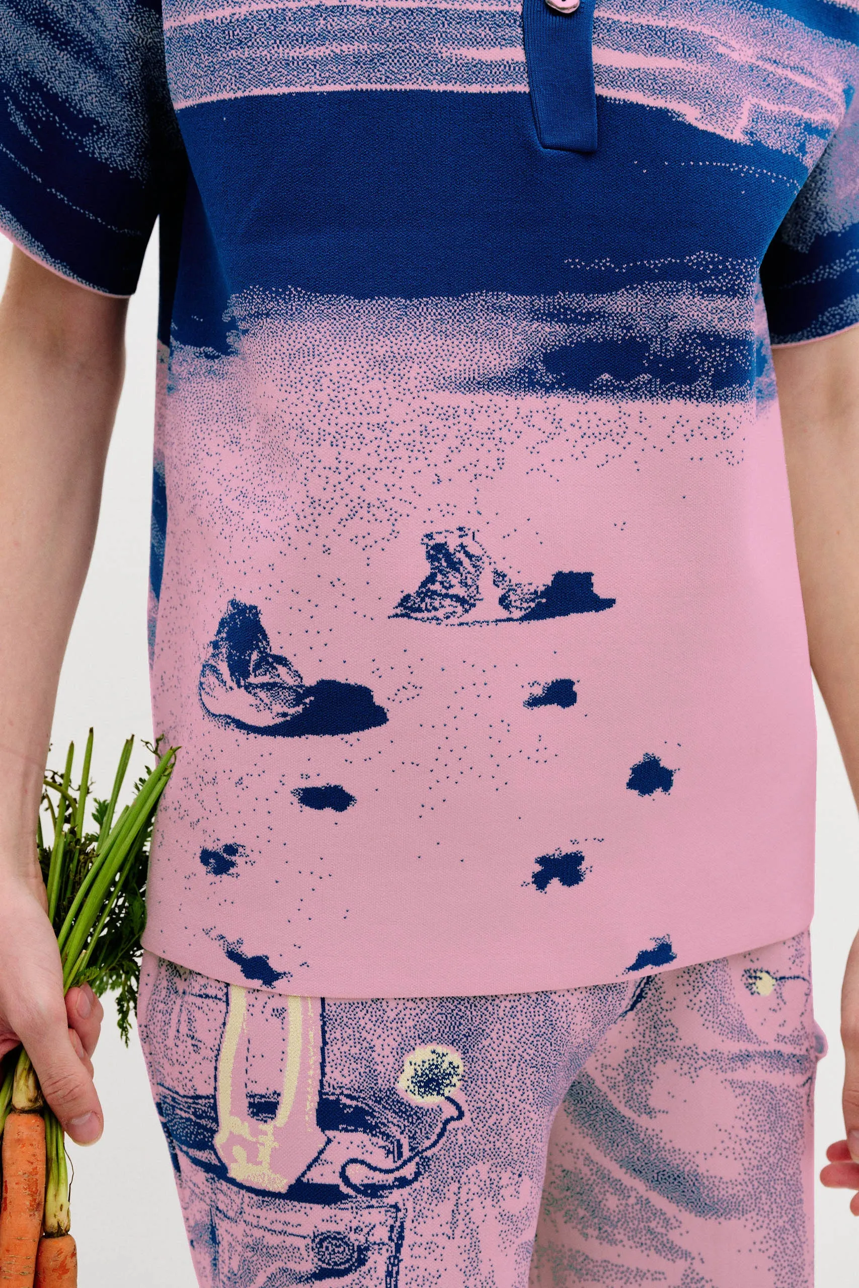 JADE UV REACTIVE OVERSIZED POLO Soft Inner Lining