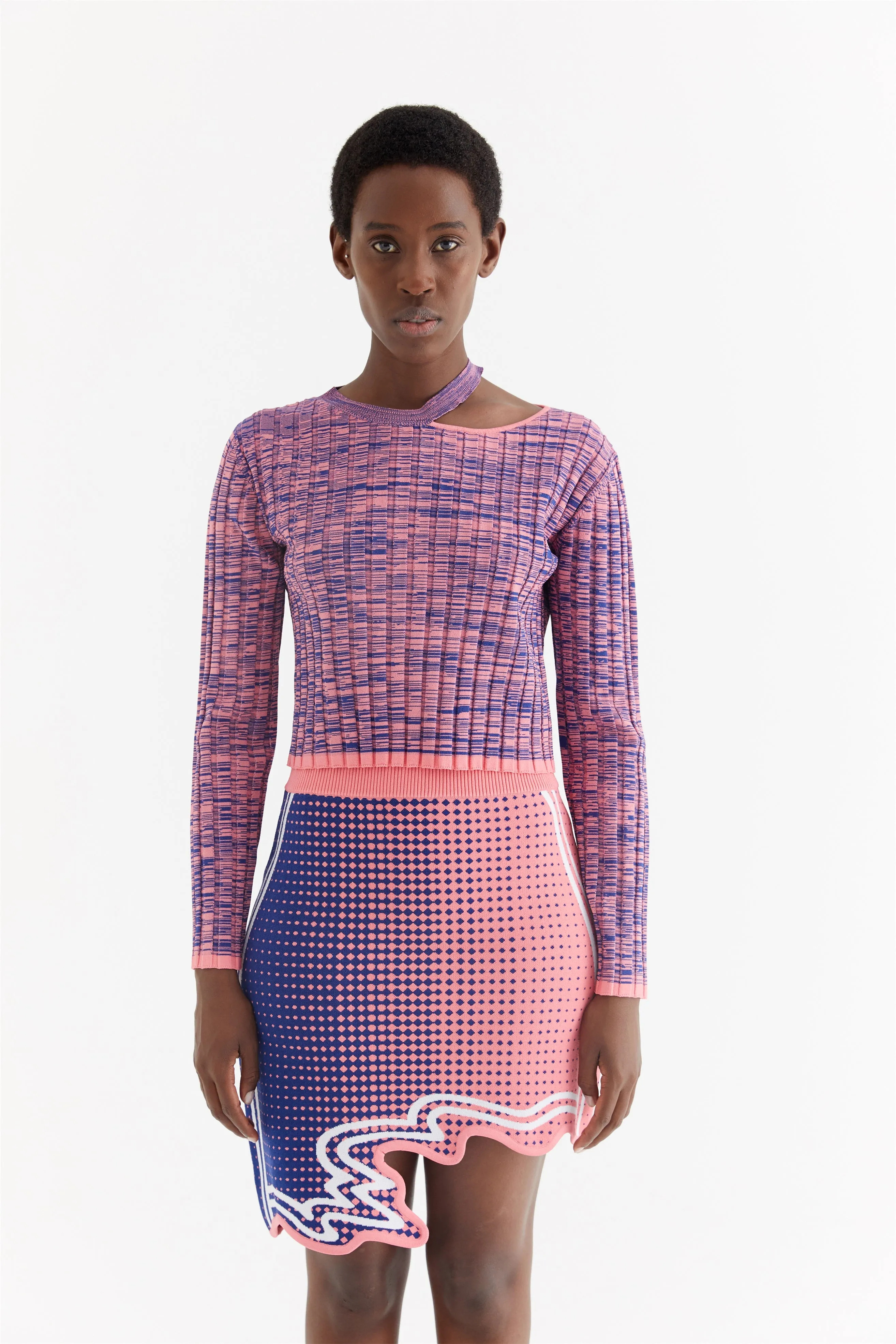 JAMES LONG SLEEVE CROPPED TOP HypoallergenicFibers