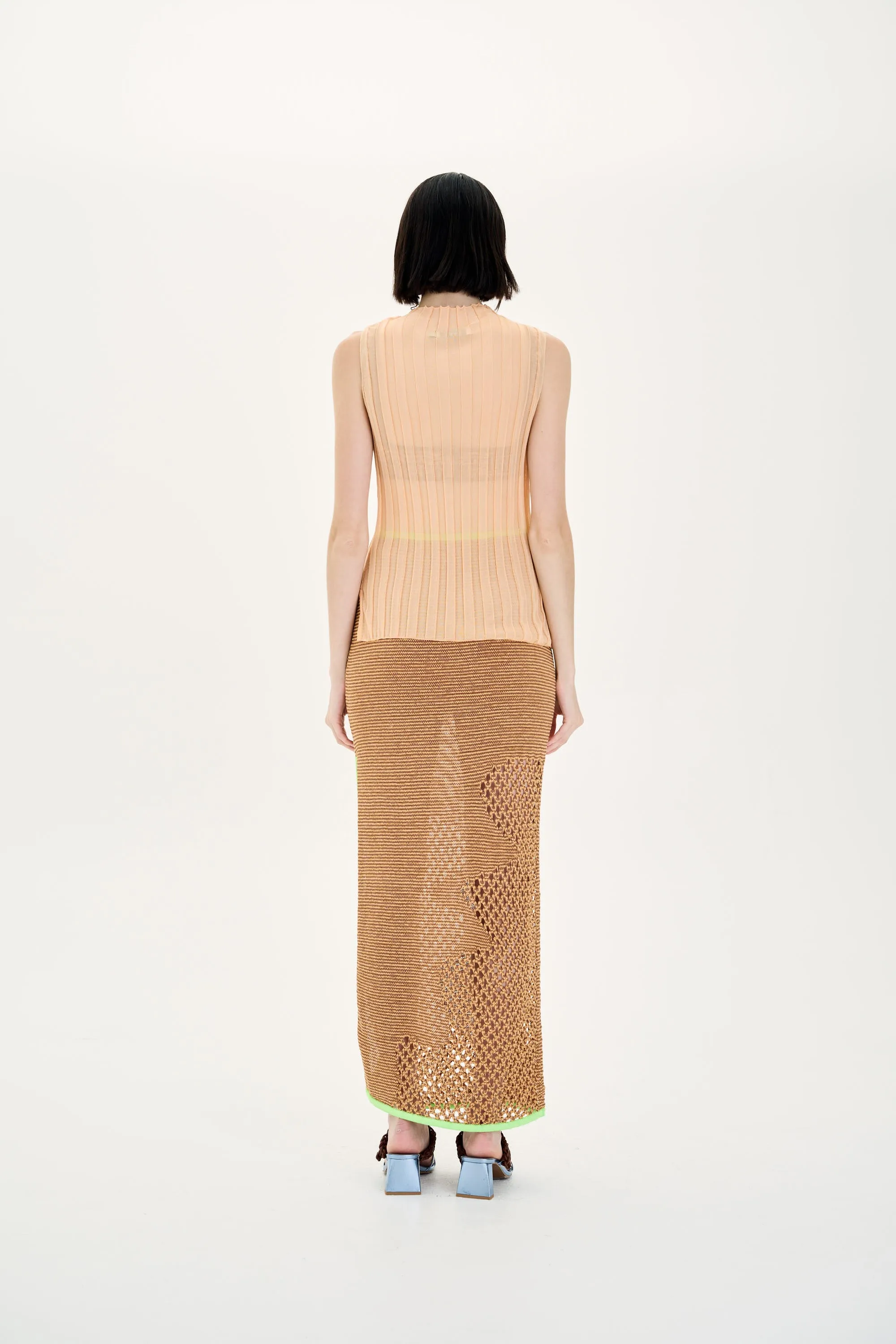 JASMINE SHEER TANK TOP Fade Resistant Finish Hidden Pocket