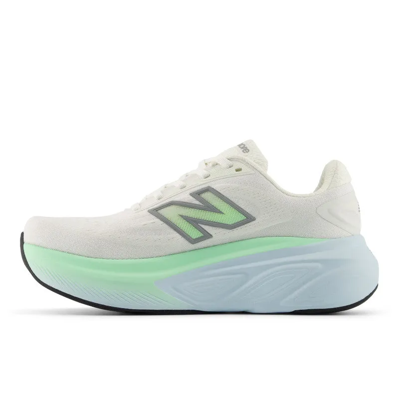 Fresh Foam X More v6 - Sea Salt with Lab Green and Frosted Glass - Women's Reliable Traction