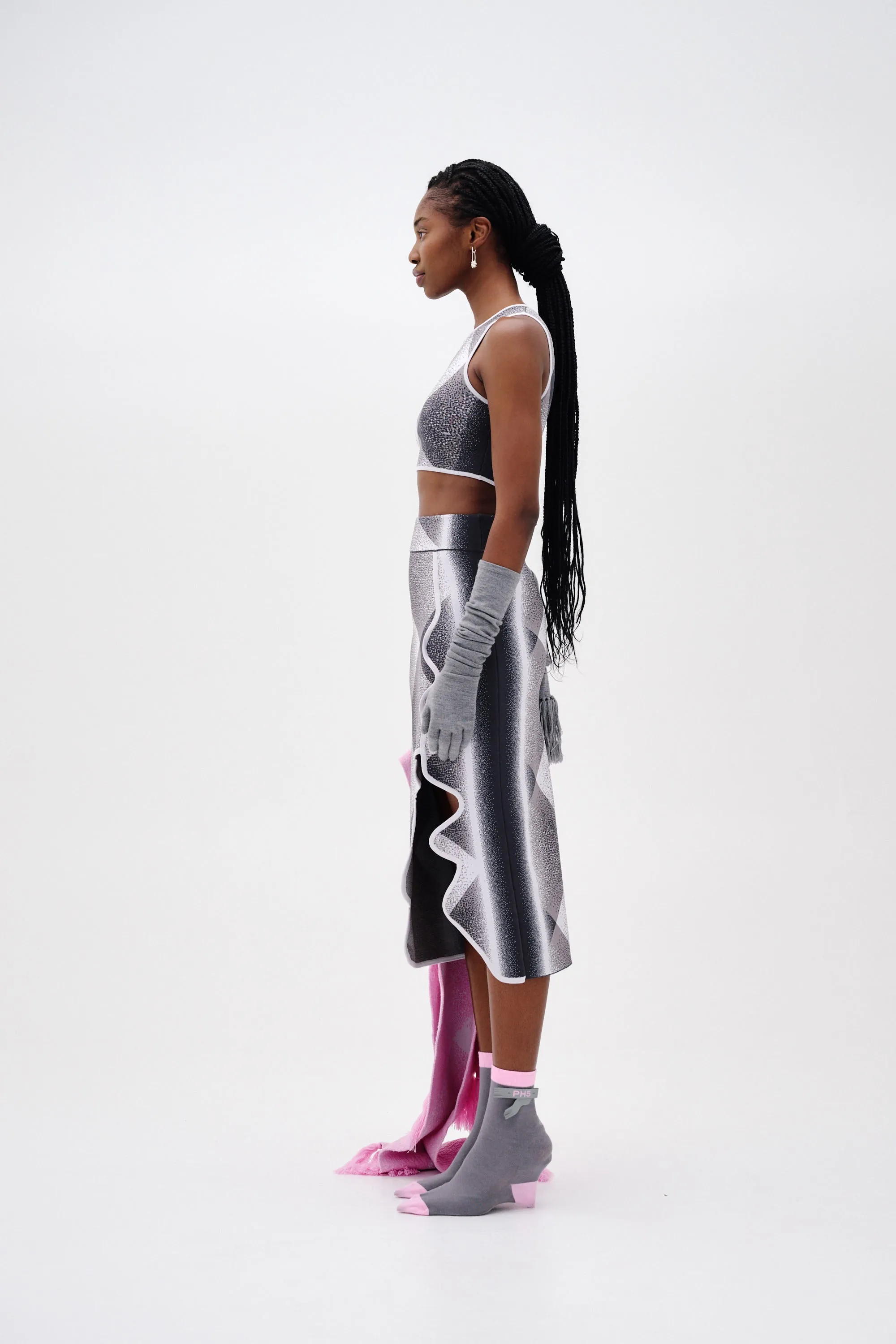 Tailored Silhouette JUDE CROPPED PLAID TOP