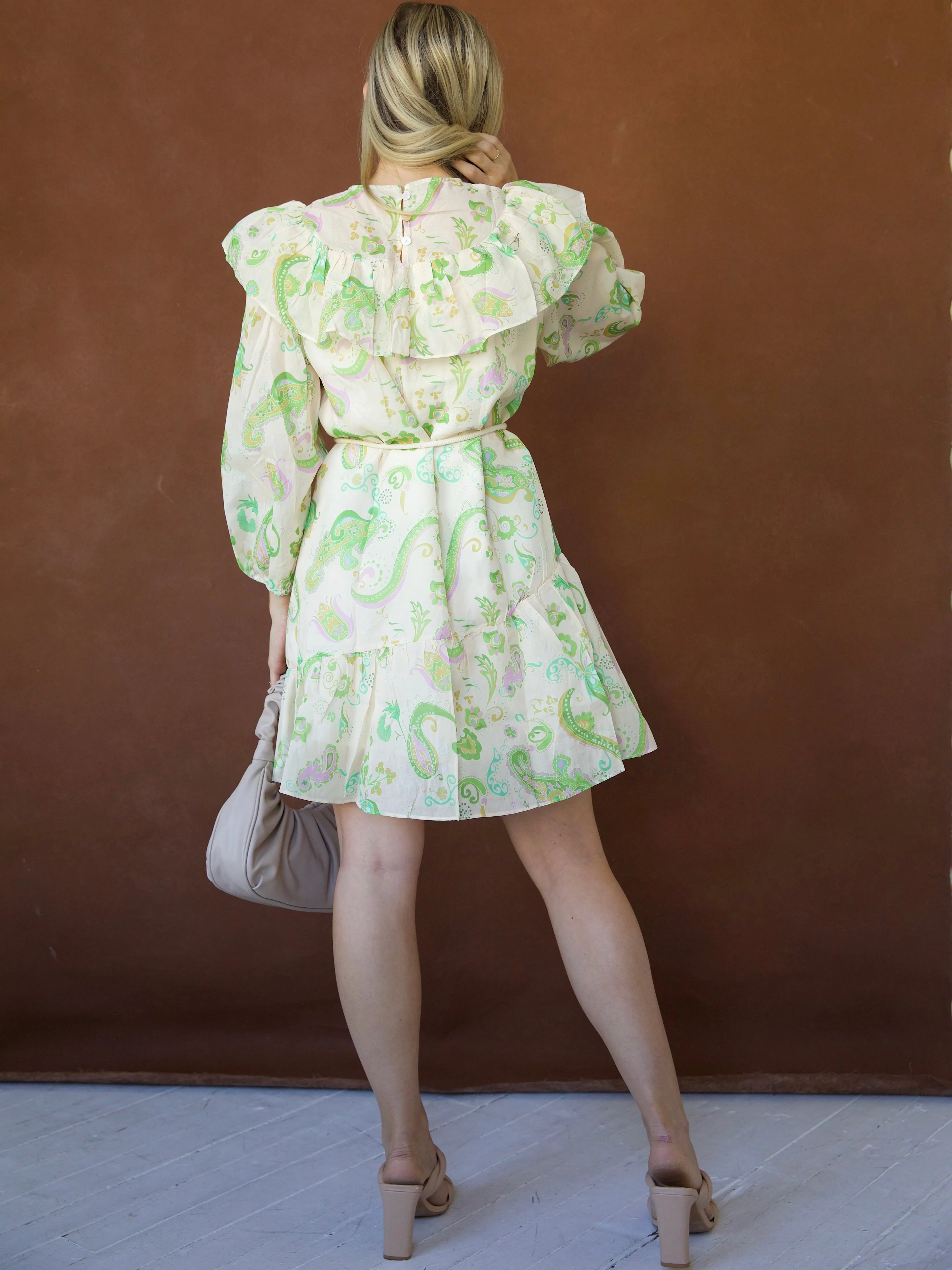 Comfortable Look Chill Detail Kaia Ruffle Dress