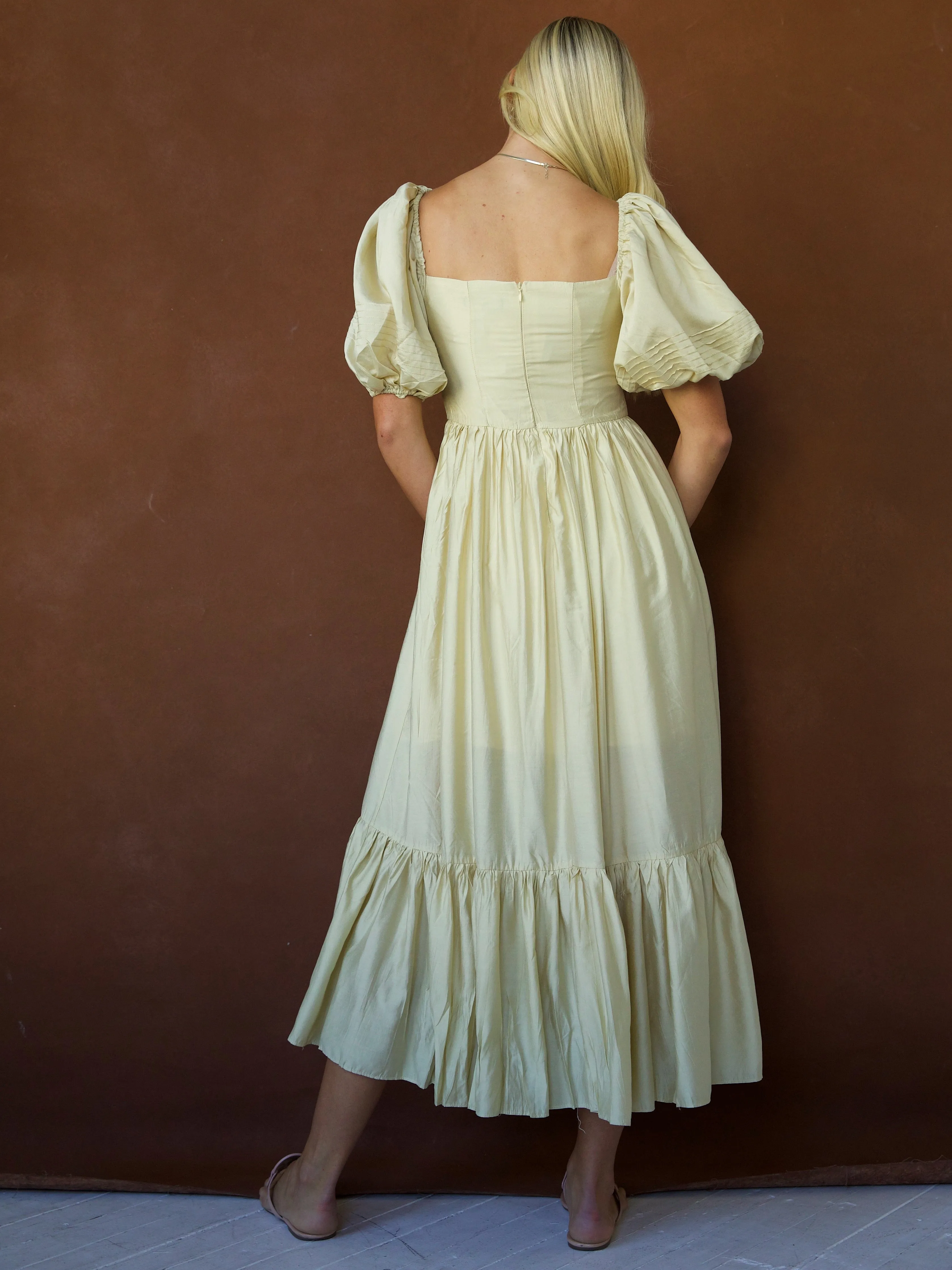 Rhinestone-Detail Kenya Midi Dress