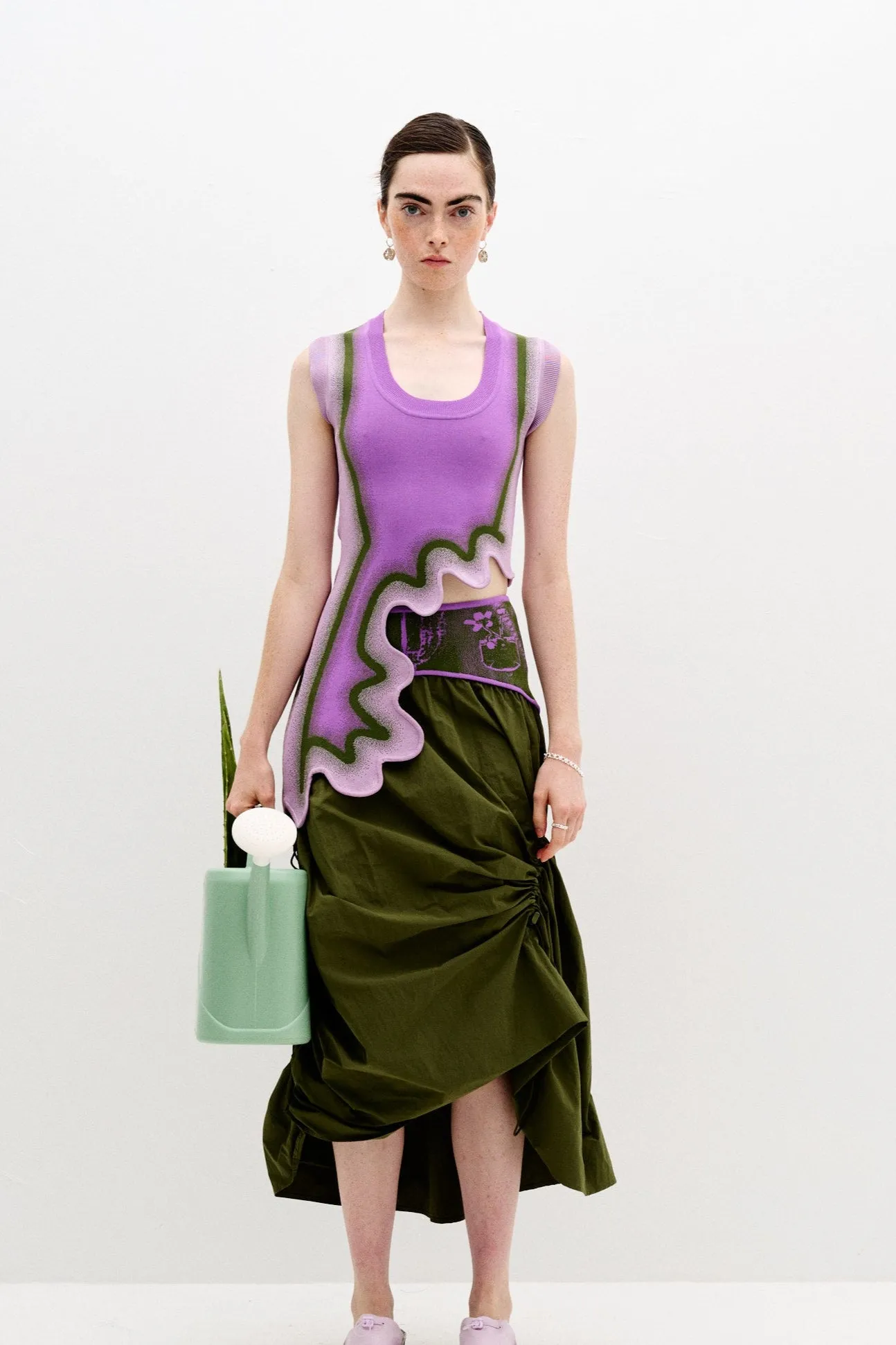 KERRY WAVY TANK TOP Erasable Surface Coating LowProfileZipperSystem