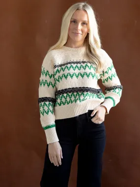 Minimal Design Casual Vibes Kinsely ZigZag Sweater