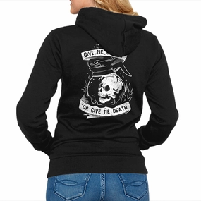 Trendy Outfit Cold Protection Give Me Coffee Or Give Me Death