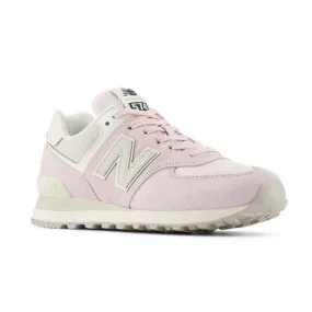 Comfort Fit Harbor Walk Womens New Balance 574 v2 in Pink Granite/Moonbeam/Turtledove