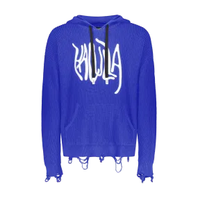 DISTRESSED HACULLA KNITTED SWEATER HOODIE Casual Design