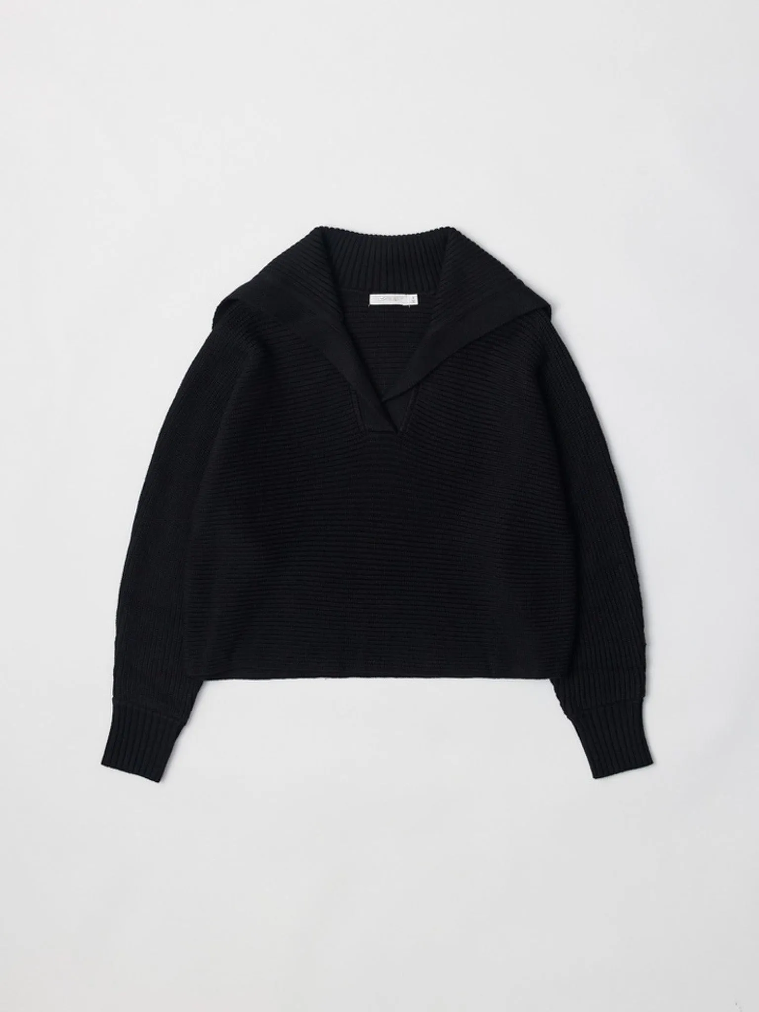 Active Stretch Fit Simone Collared Sweater Black