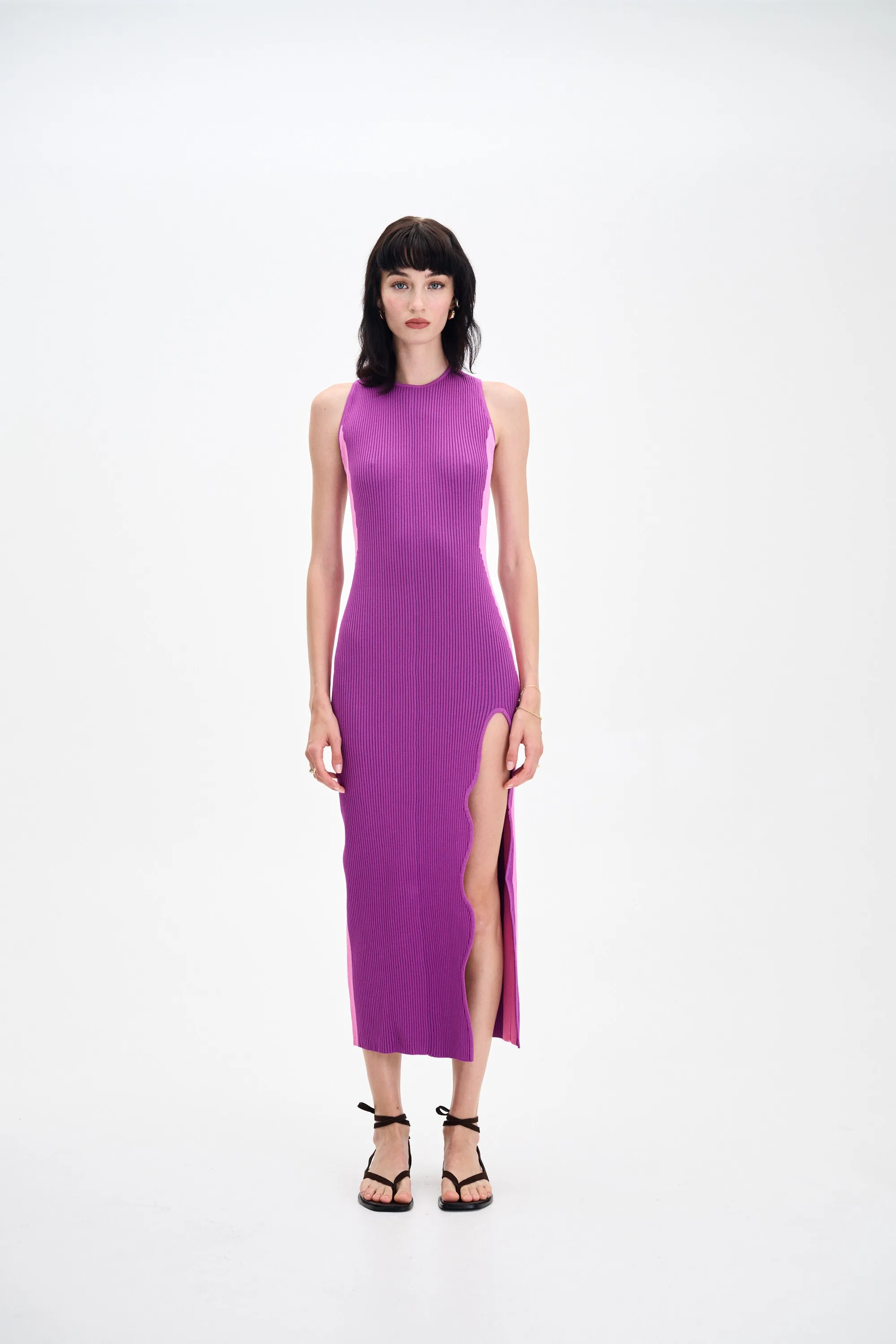 BASIL LONG DRESS WITH OPEN BACK Sophisticated Wear