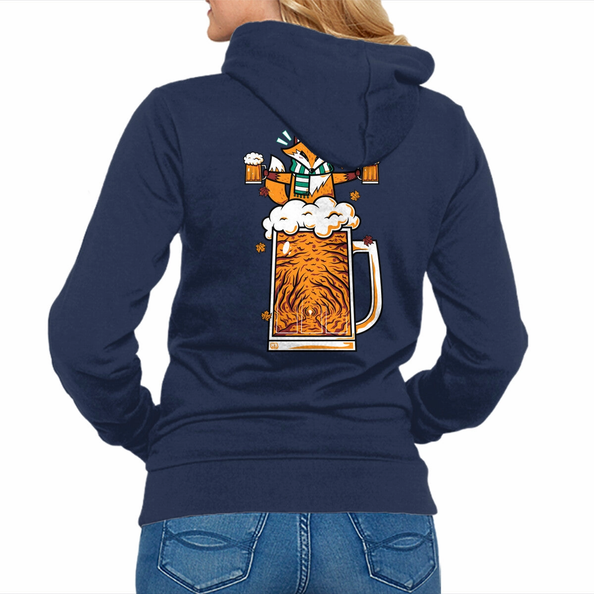 Fashion Layers Cotton Blend Fox Beer And Fall Season