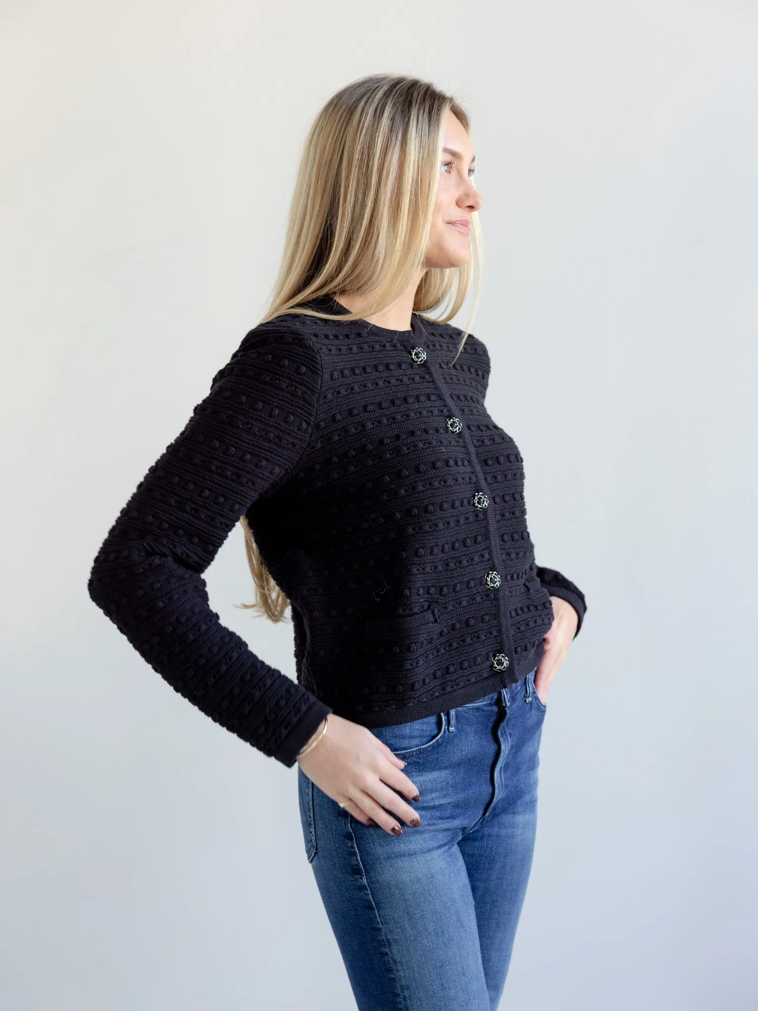 Casual Wear Fit Baldwin Knit Blazer Black