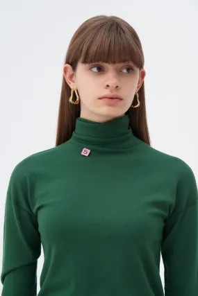 Durable Chainstitch LAYLA SEEMLESS ECO TURTLENECK PULLOVER