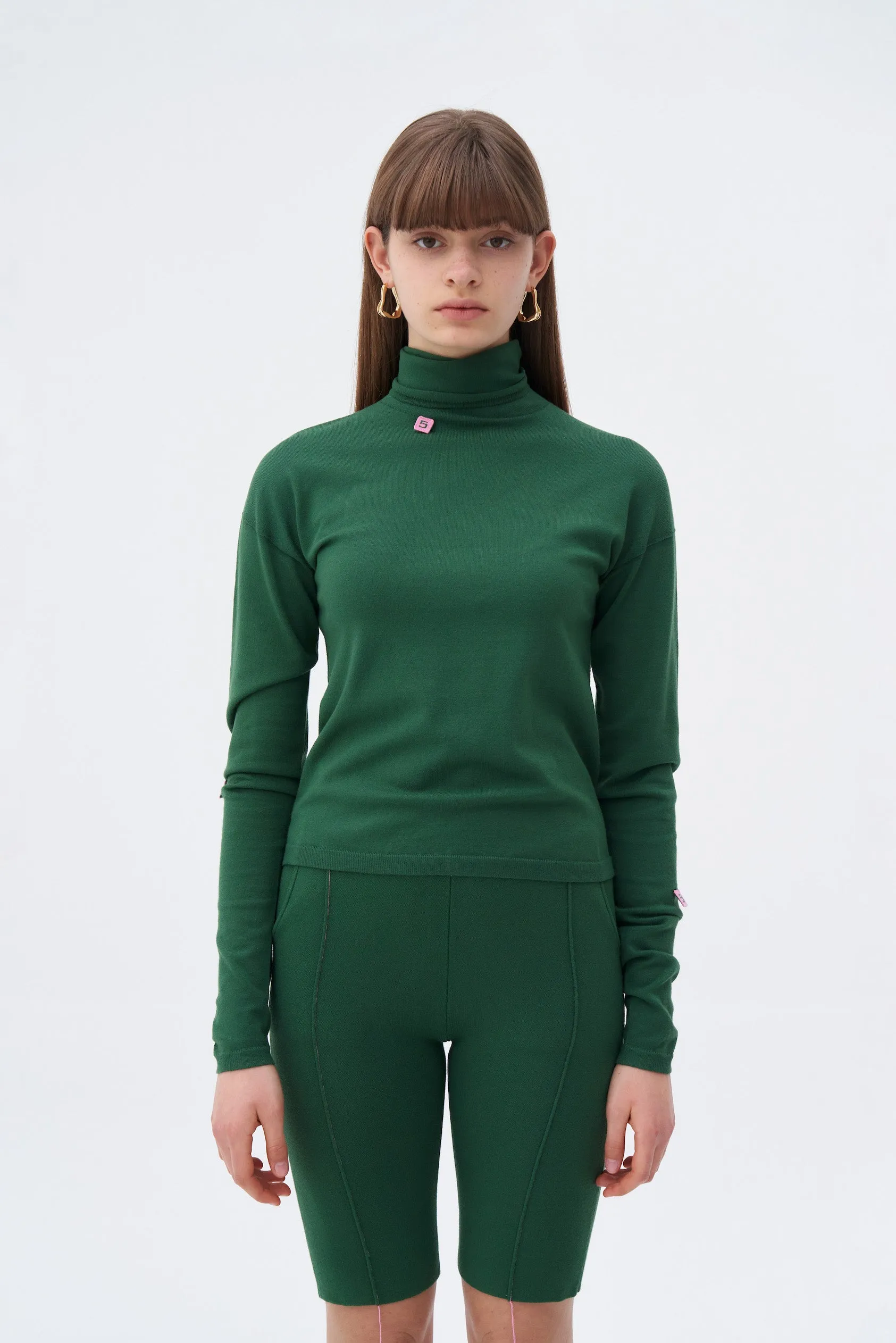 NonIrritatingTags LAYLA SEEMLESS ECO TURTLENECK PULLOVER
