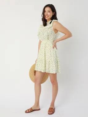 Lex Floral Dress in Ivy Day Romance Elegant Waist