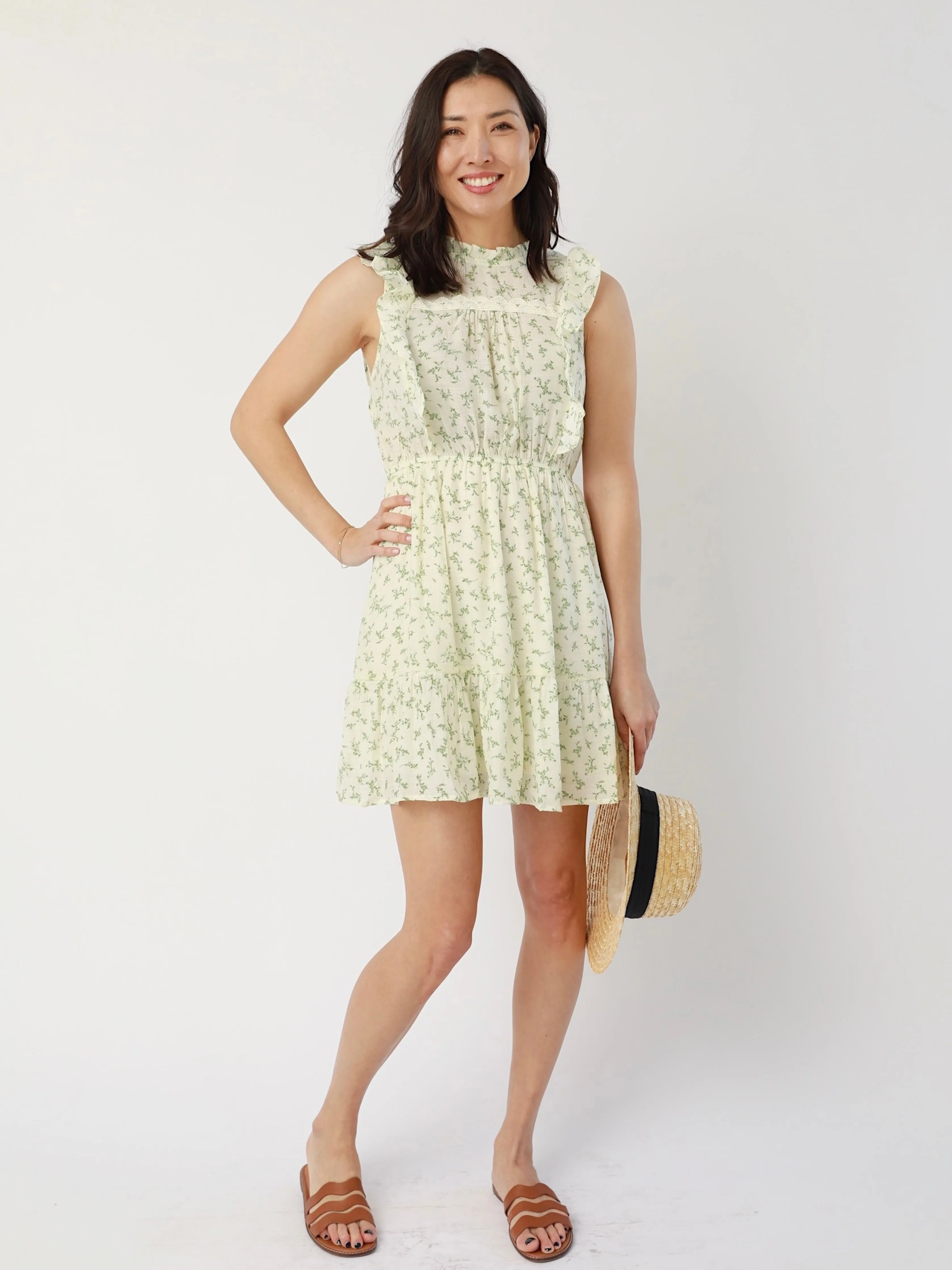 Lex Floral Dress in Ivy Statement Mood