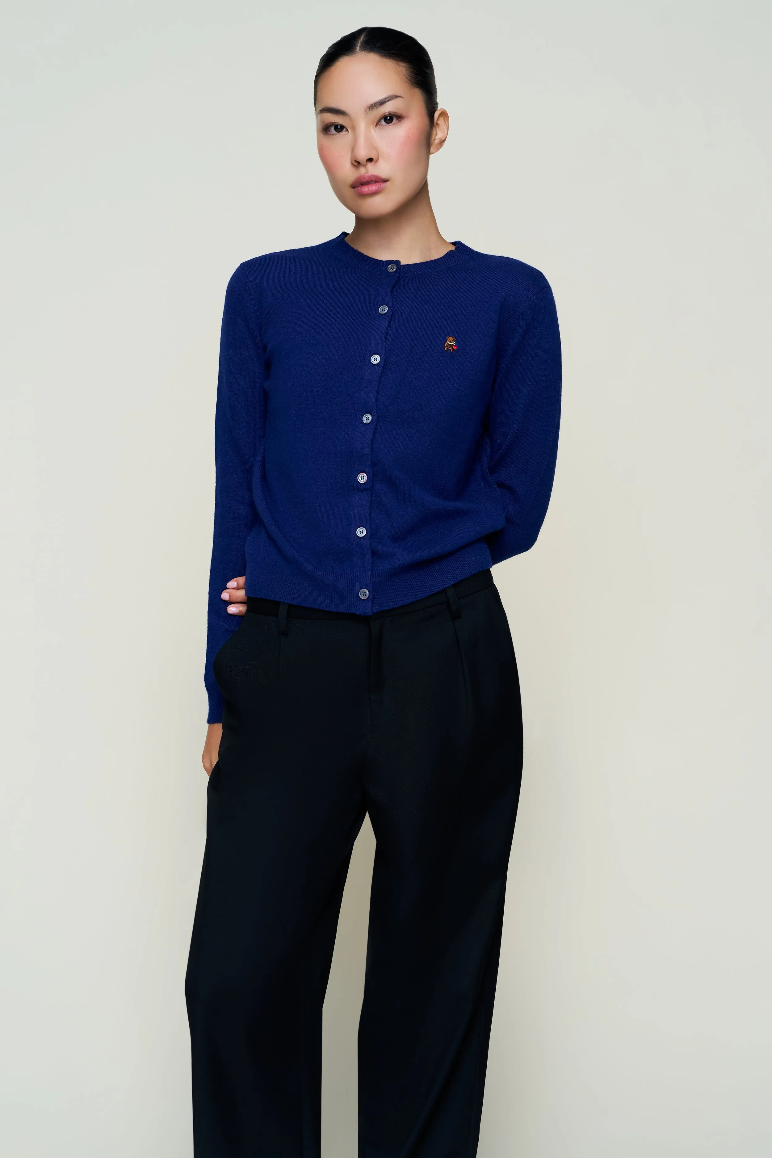 Chic Comfort June Relaxed Wool Cardigan