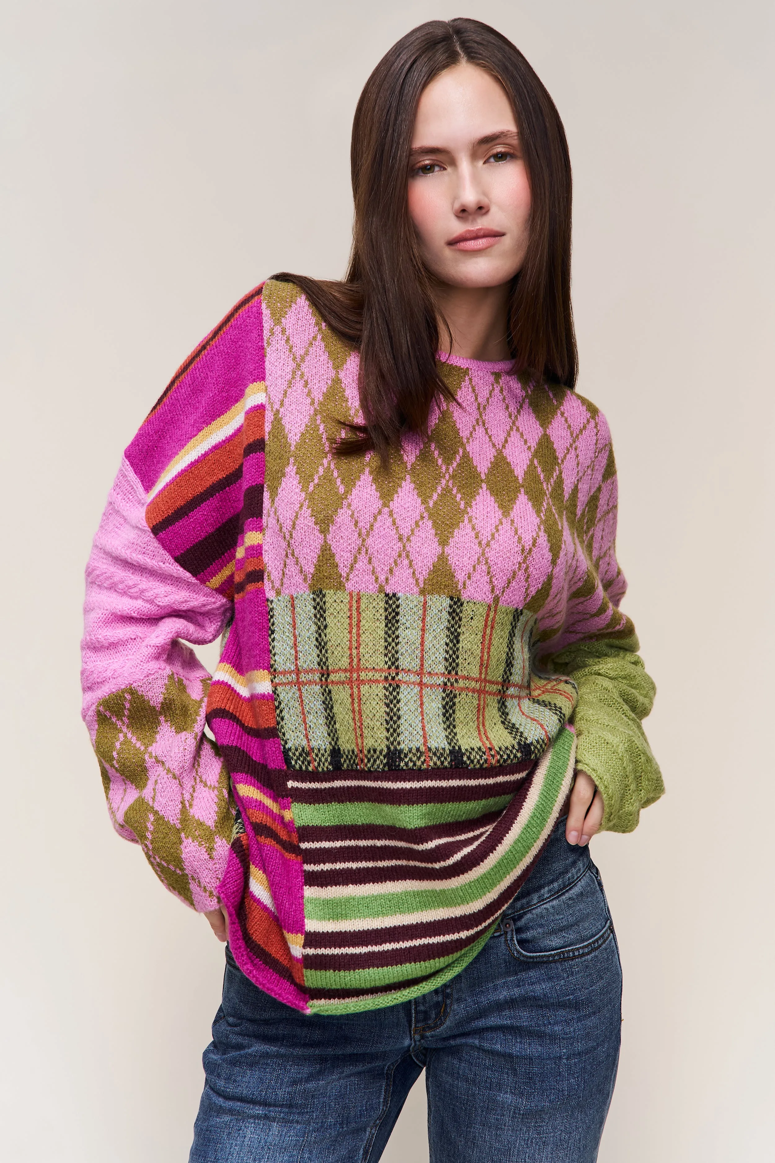 Friction Resistant Edging Knit Essentials Zuri Sweater