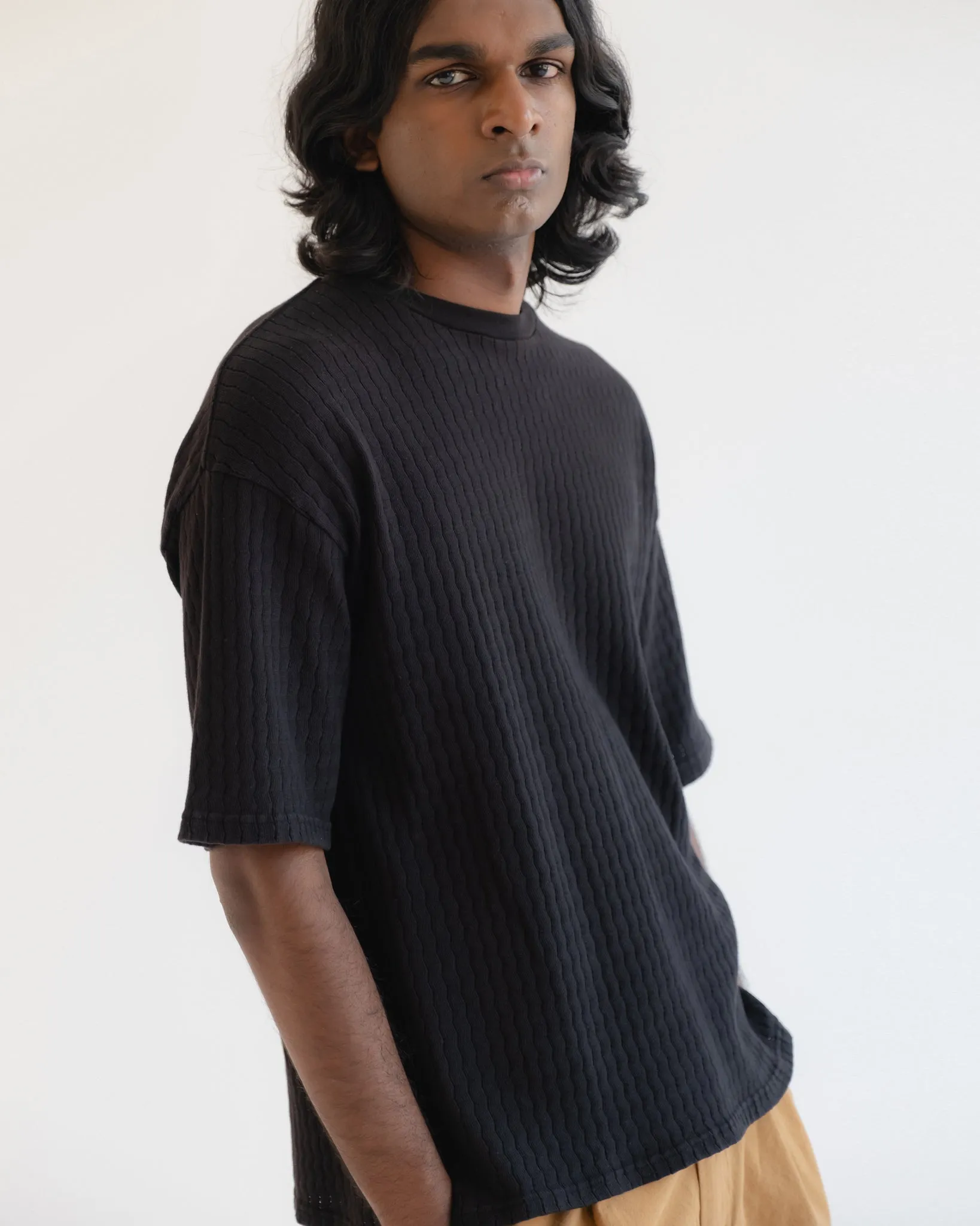 Big T Cotton Mesh Black comfortable option