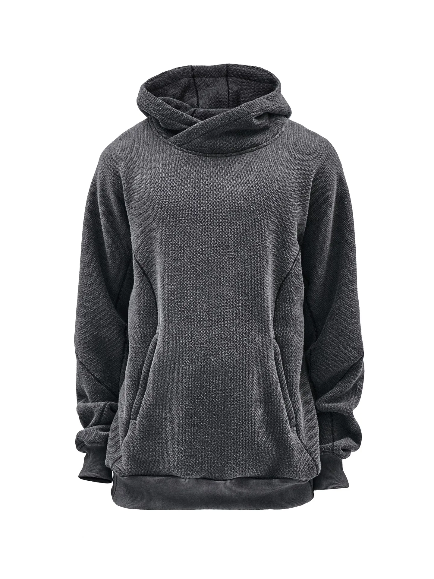 ehitu hoodie cold dyed grey Modern Minimal