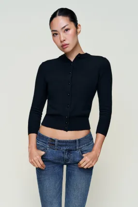 Emelie Wool Cardigan Chilly Comfort Look