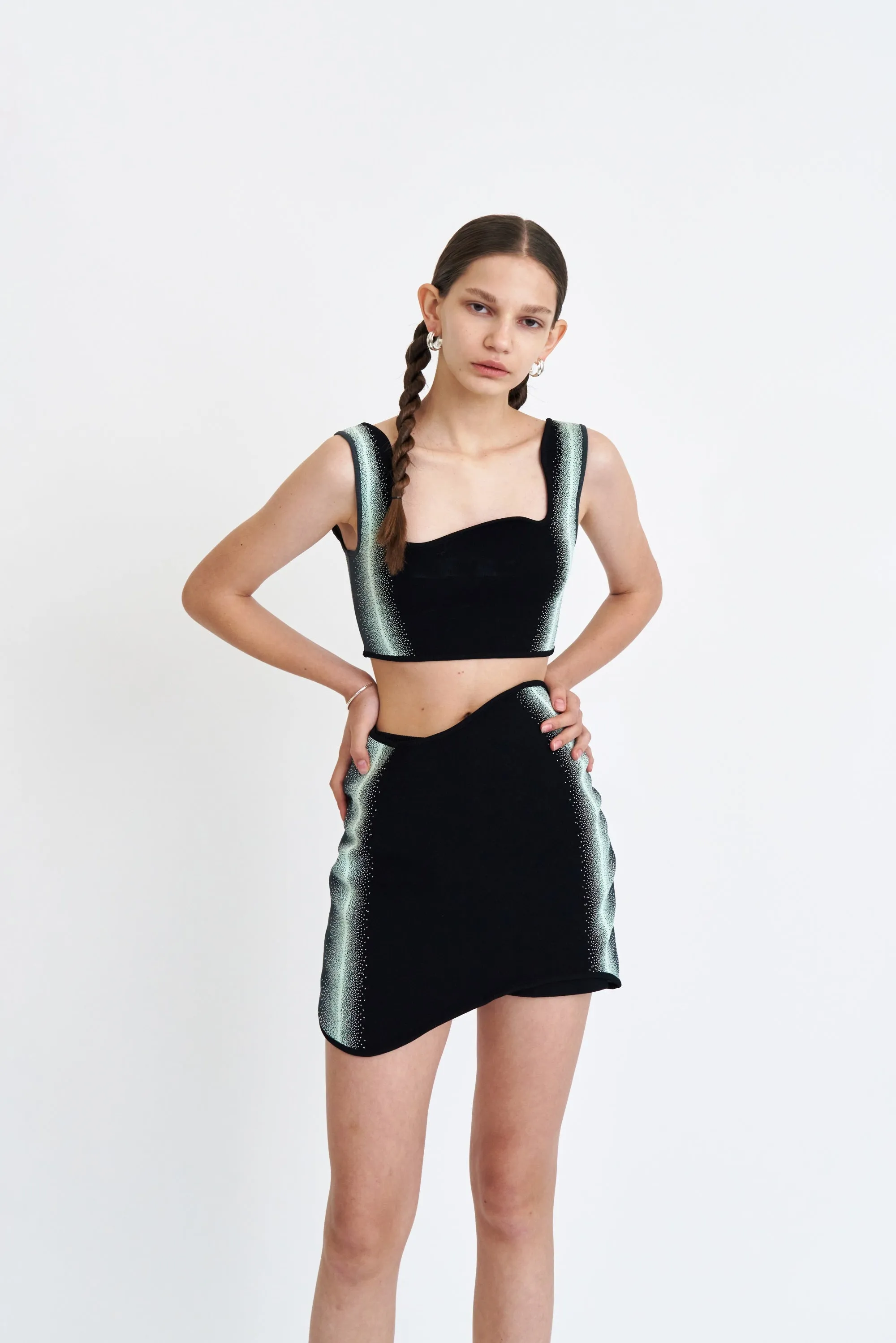 LORENZO WAVY BRA TOP elegant design Fashionable Style