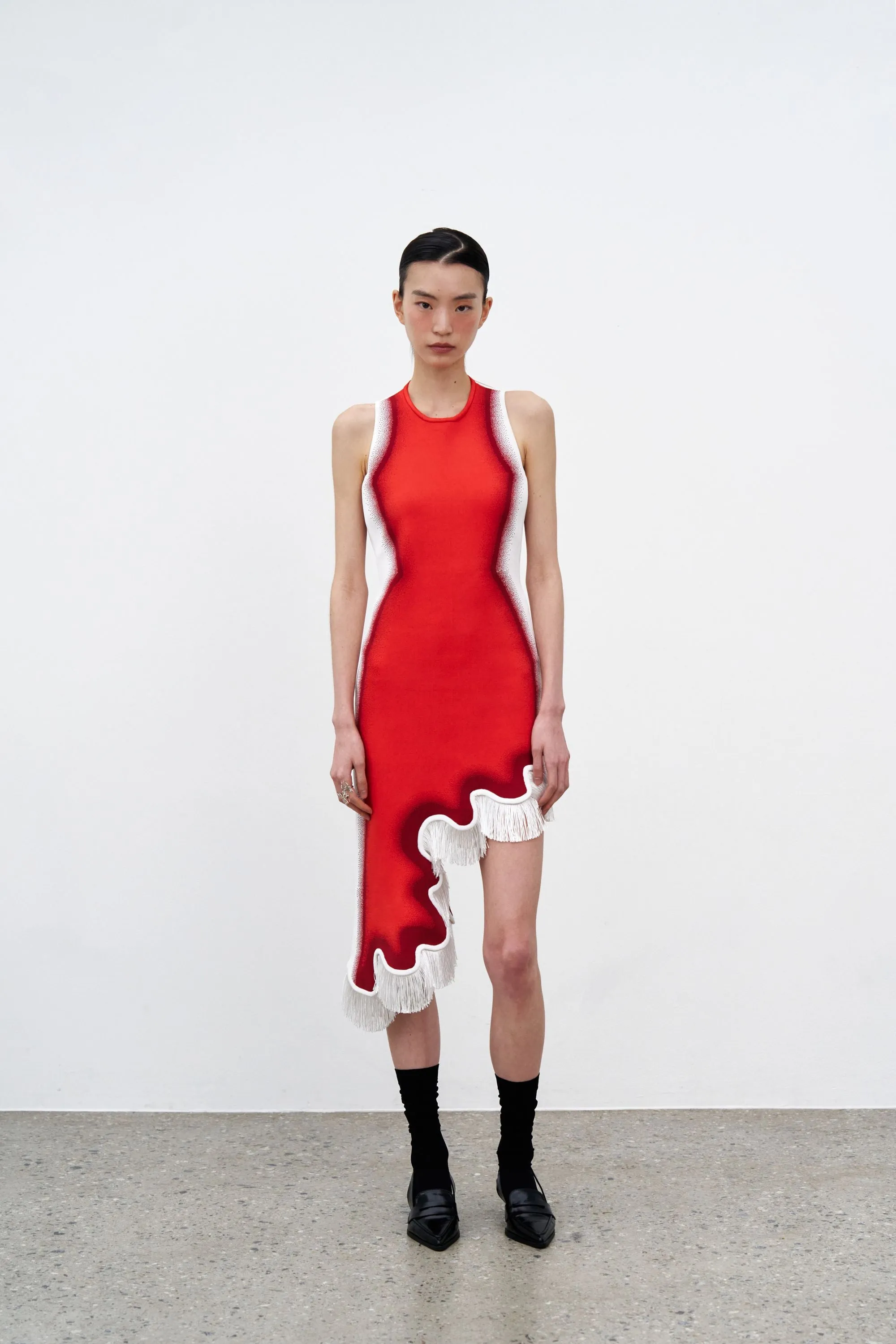 LOTUS SIGNATURE WAVY DRESS WITH OPEN BACK Subtle Glow