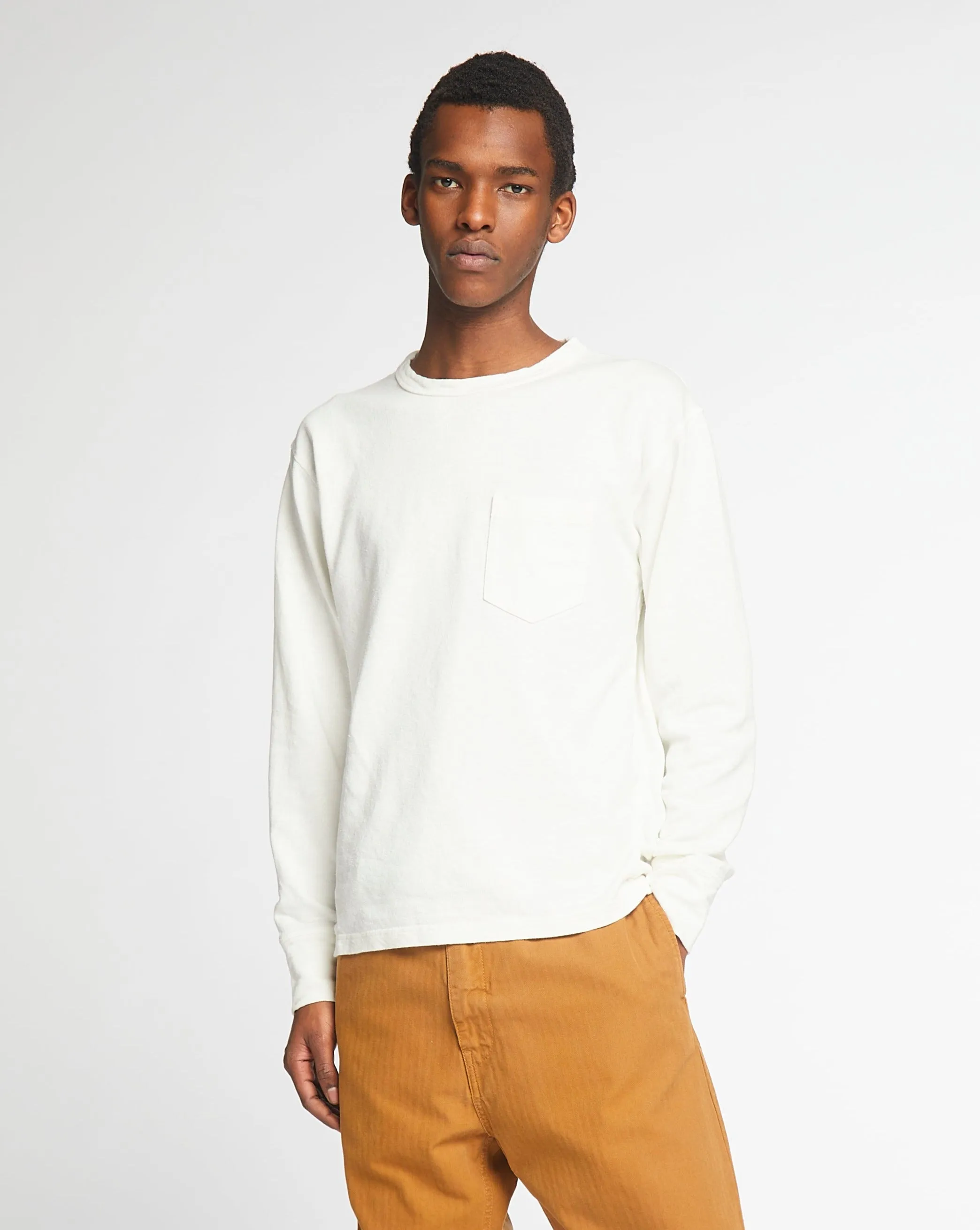 L/S Pocket T Military Jersey Natural Chill Wear Quick Dry Fabric