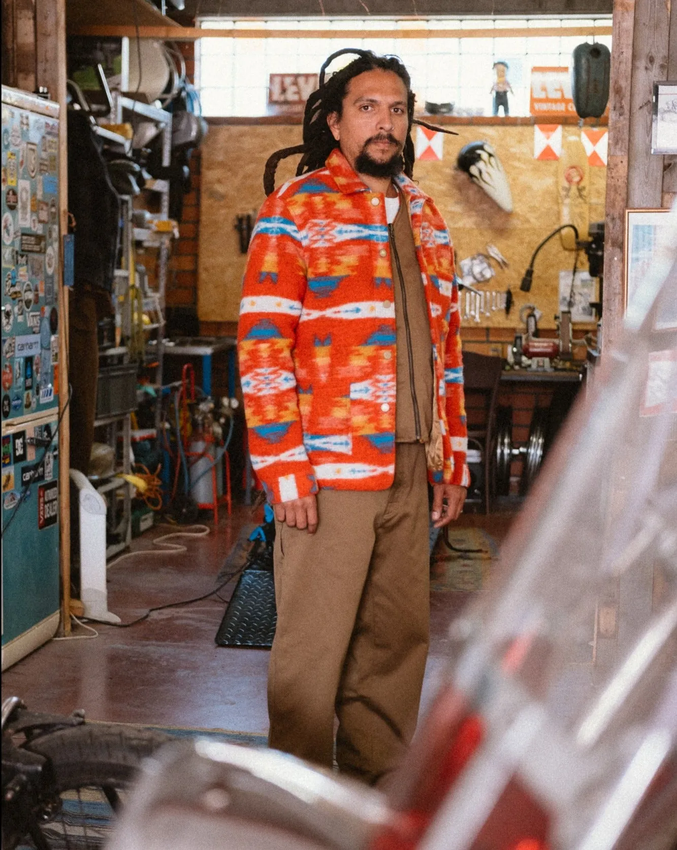 Ltd. Edition 673 Jacket Joshua Wool Red Detachable Components