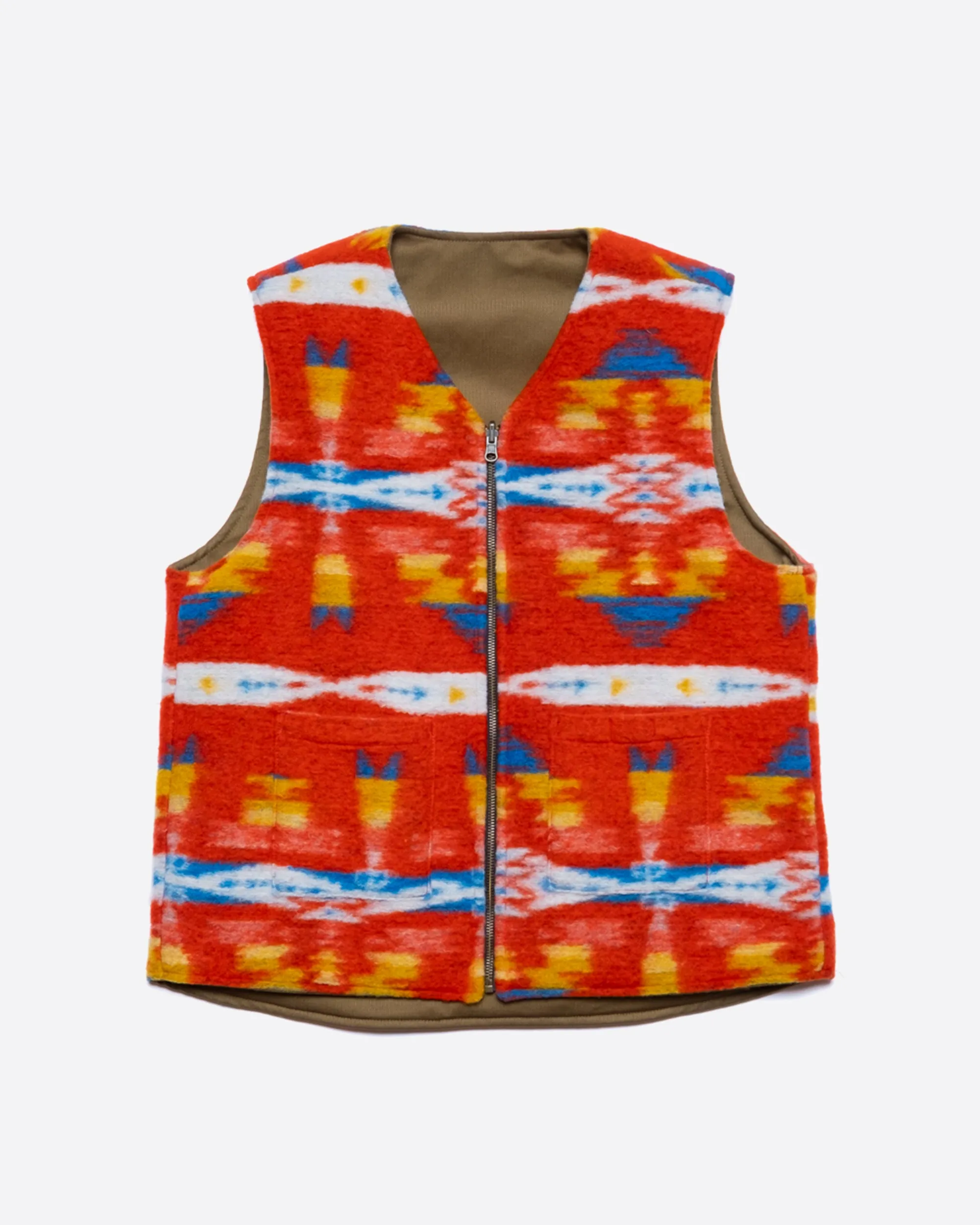Balanced Insulation Sustainable Packaging Ltd. Edition Deck Vest Joshua Wool Drap/Red